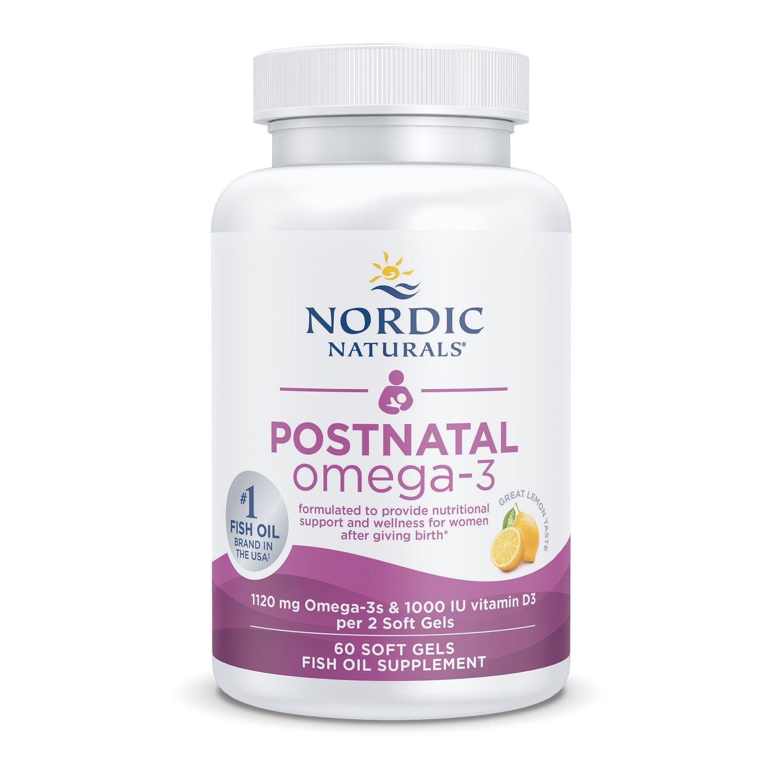 Nordic Naturals Postnatal Omega-3 DHA/EPA Softgels