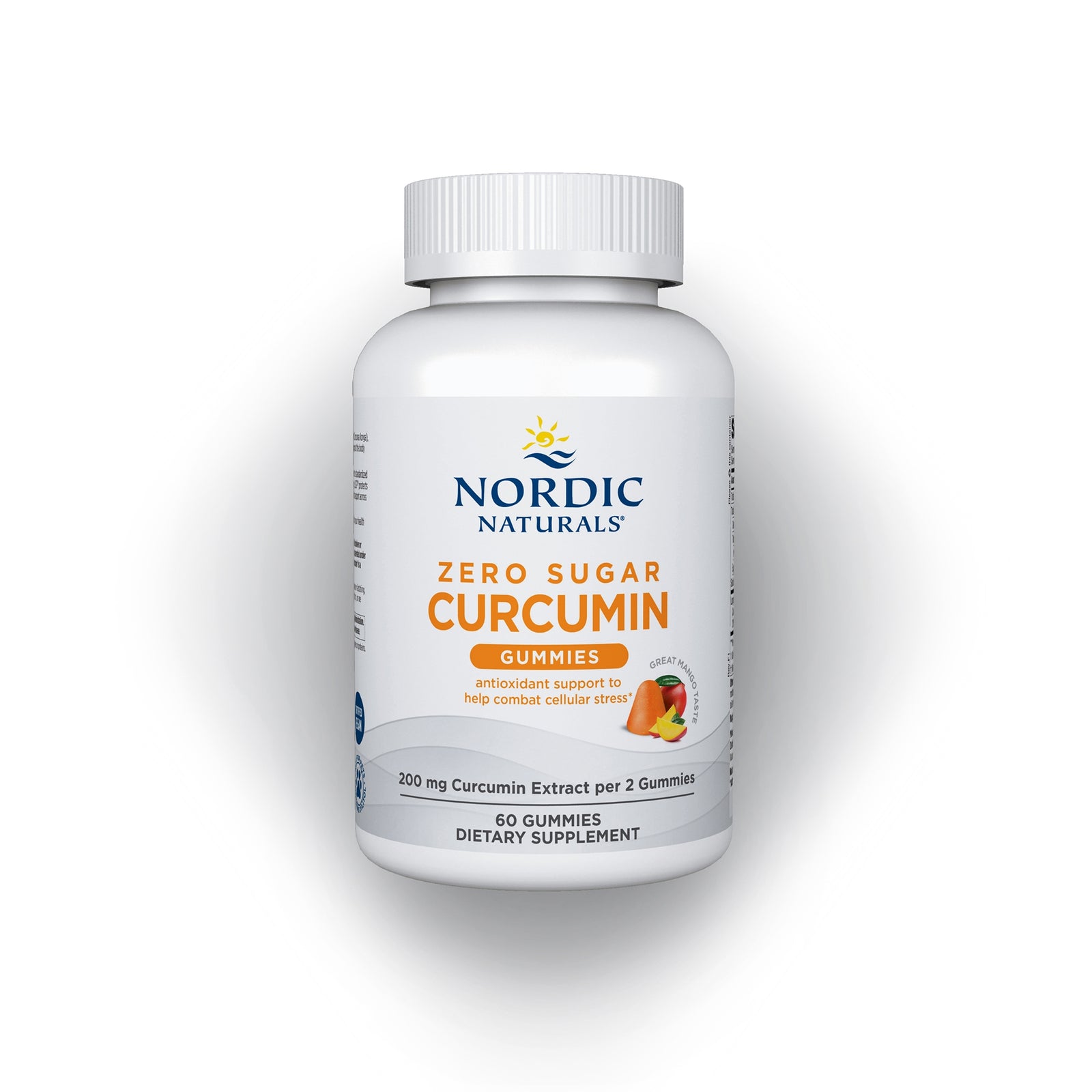 Nordic Naturals Zero Sugar Curcumin Gummies 200 mg