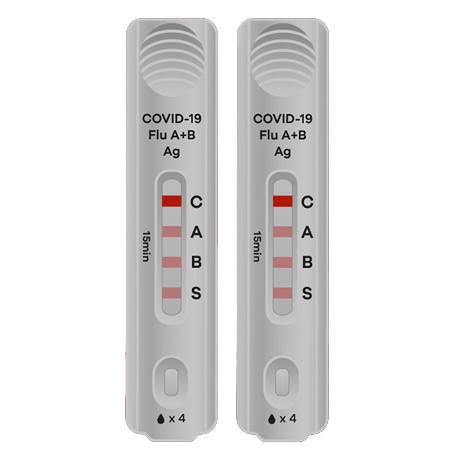SpeedySwab™ COVID-19 / Flu A+B Antigen Self-Test Kit (2 Tests)