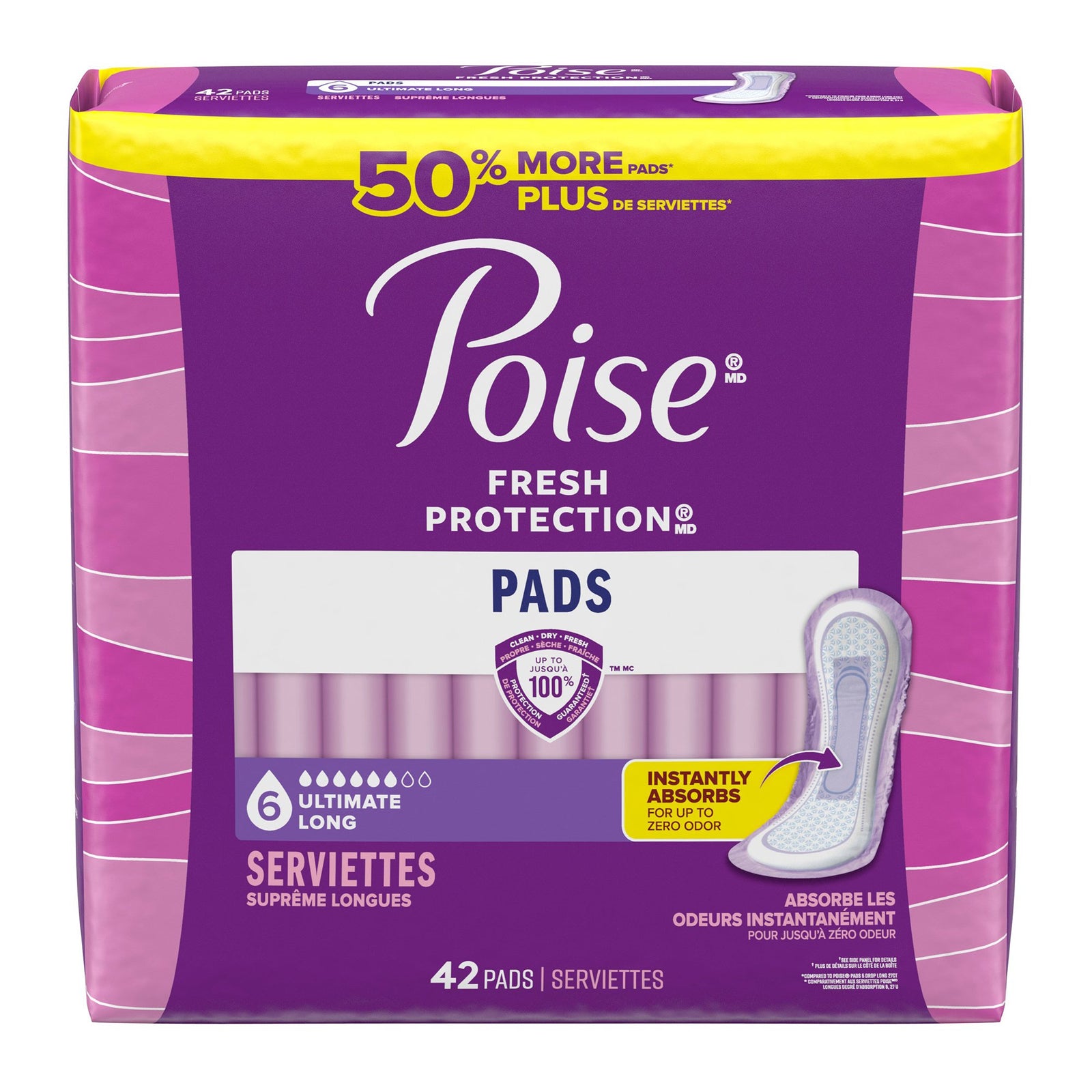 Poise Fresh Protection Heavy Absorbency Bladder Control Pads