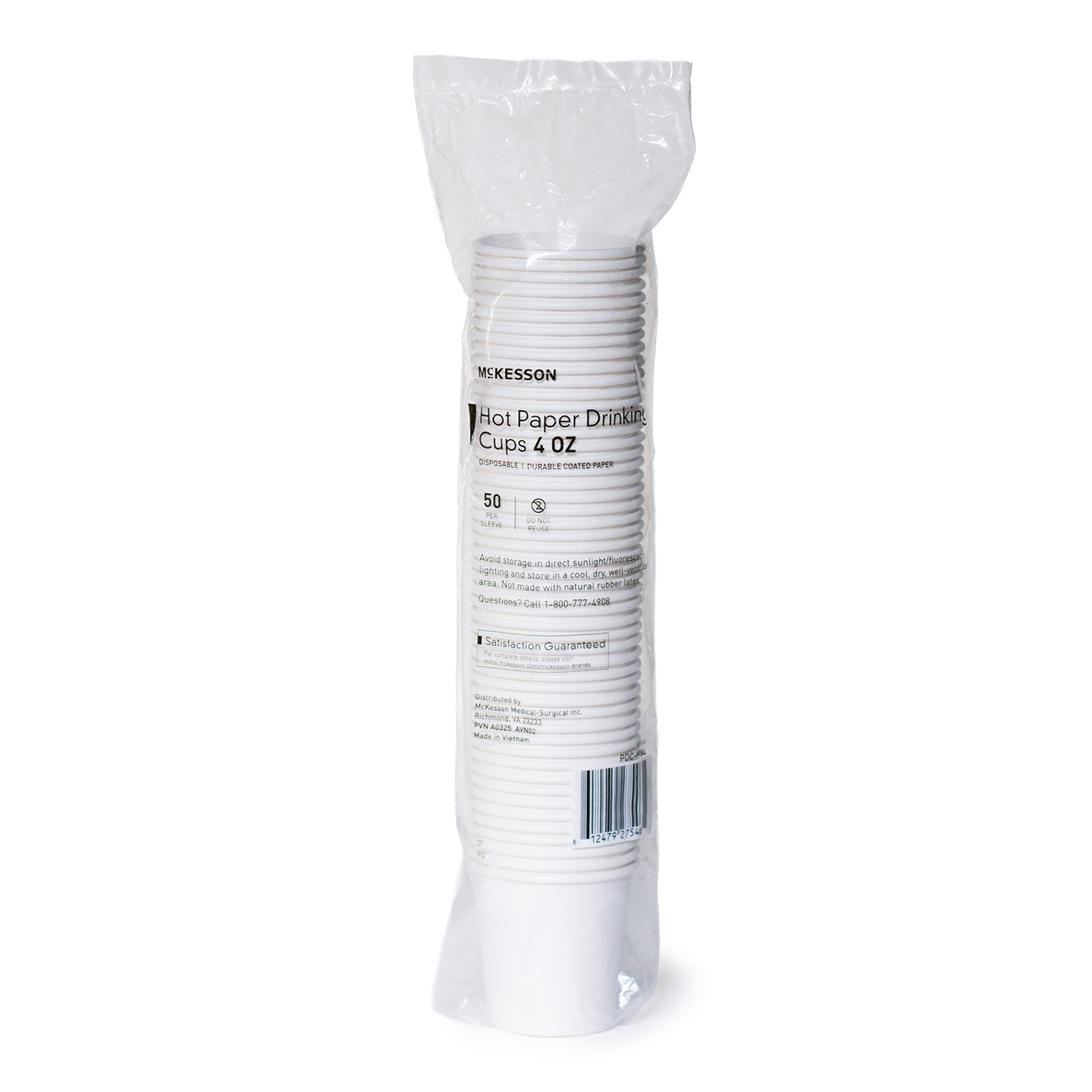 McKesson MedSurg Hot Paper Cup, 4 oz, White