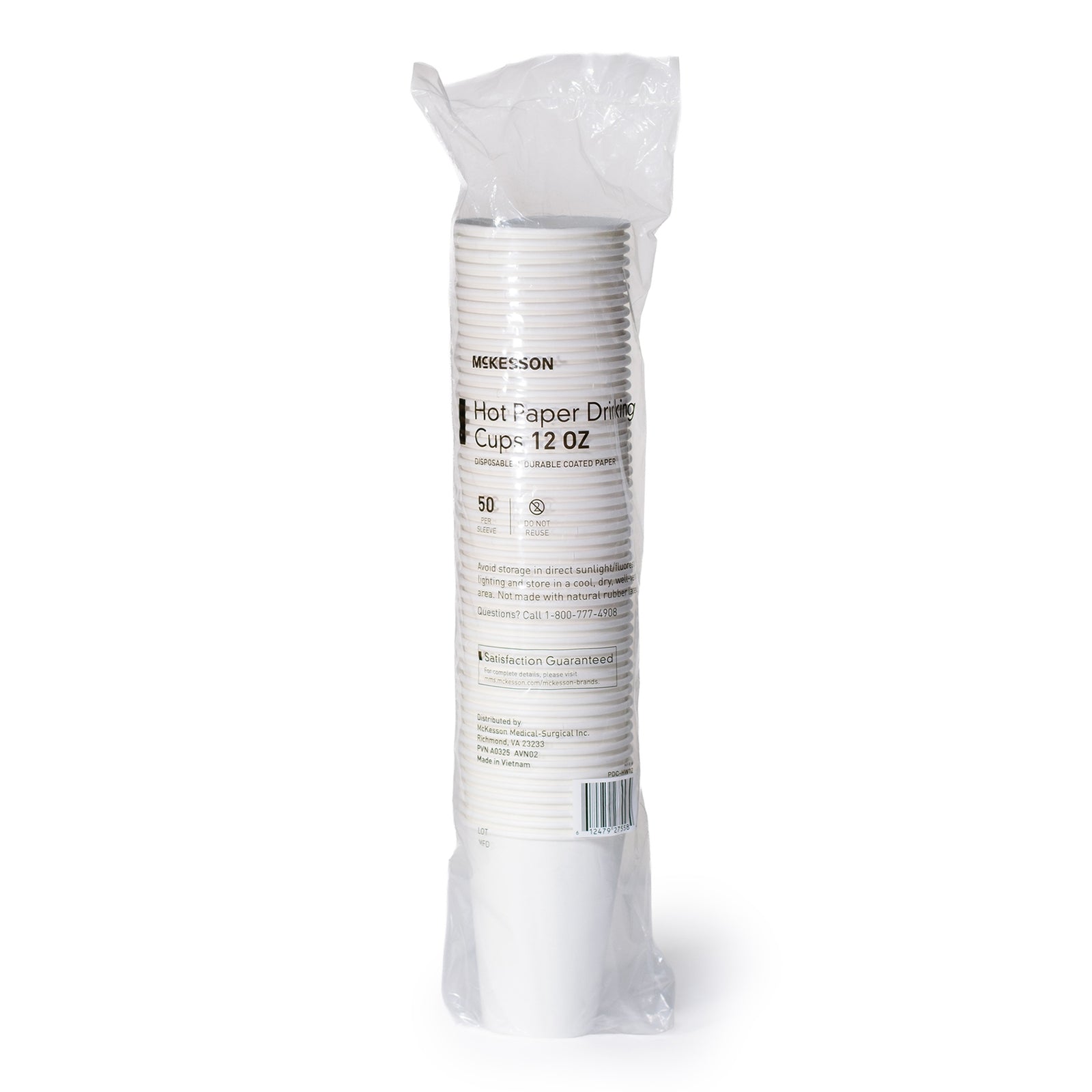 McKesson MedSurg Hot Paper Drinking Cups, 12 oz