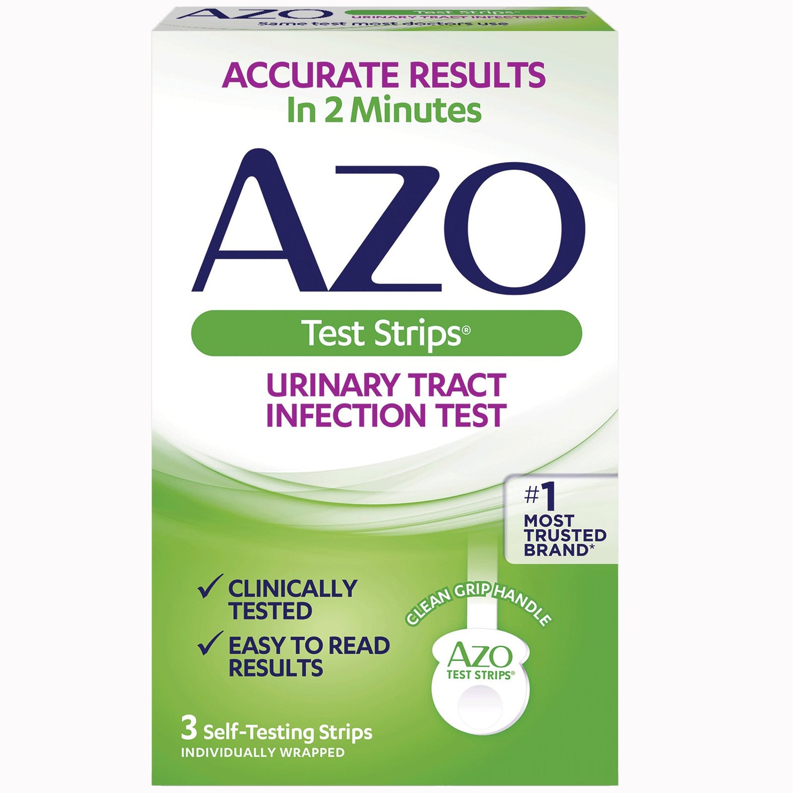 AZO Test Strips Urinary Tract Infection Detection Test Kit