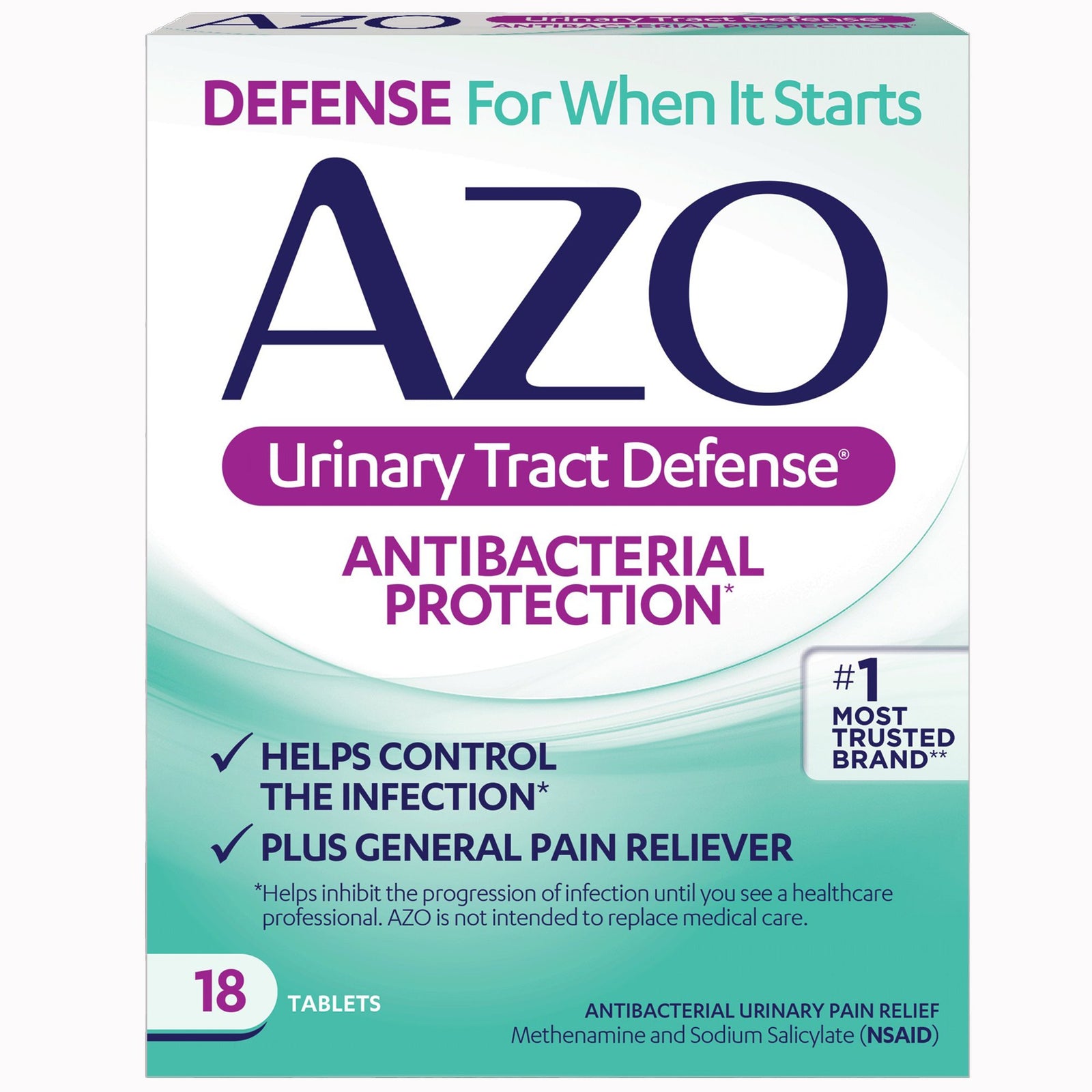 AZO Urinary Tract Defense Methenamine/Sodium Salicylate Tablets