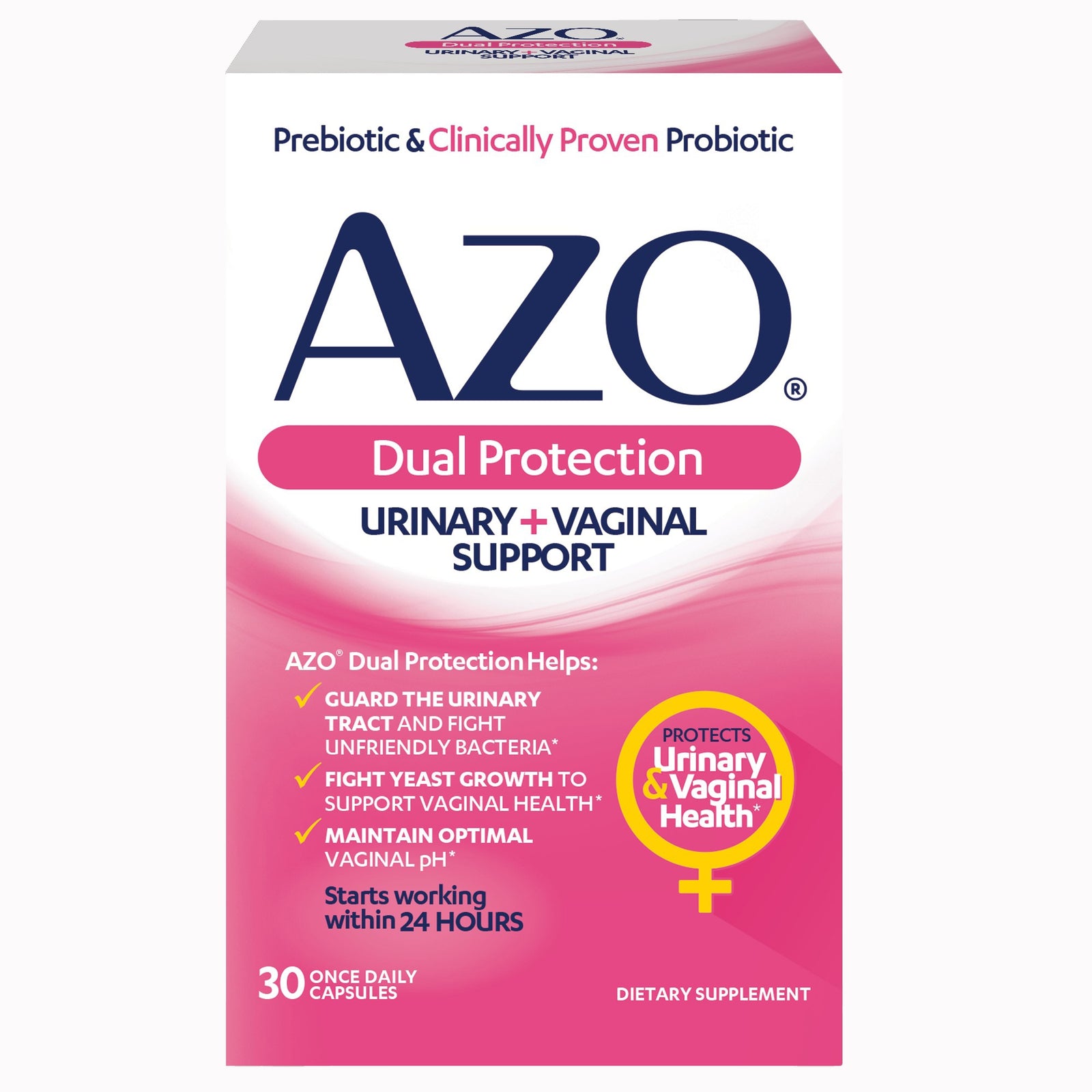 AZO DUAL PROTECTION Probiotic Dietary Supplement