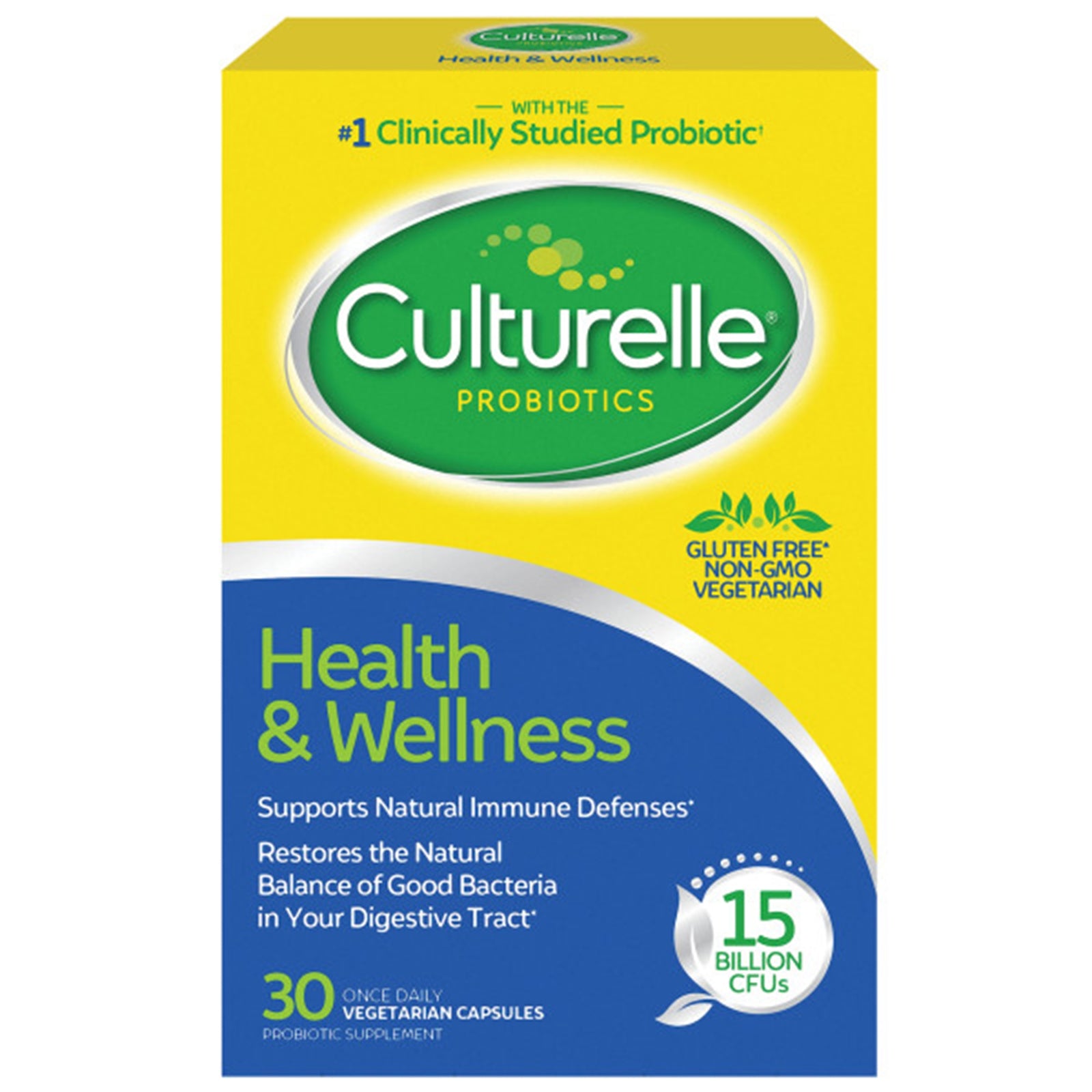 Culturelle Probiotic Dietary Supplement Capsules