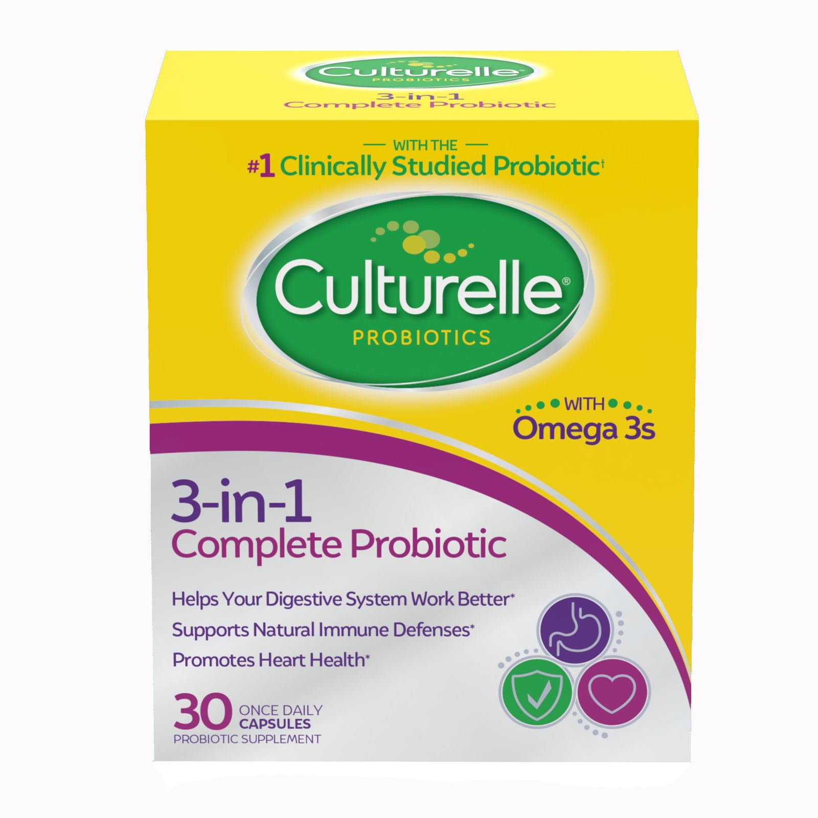 Culturelle® Probiotic Dietary Supplement Capsules, 30 Count