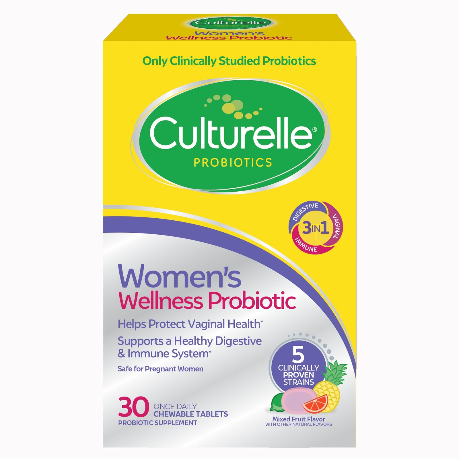 Culturelle Women's Probiotic Chewable Tablets