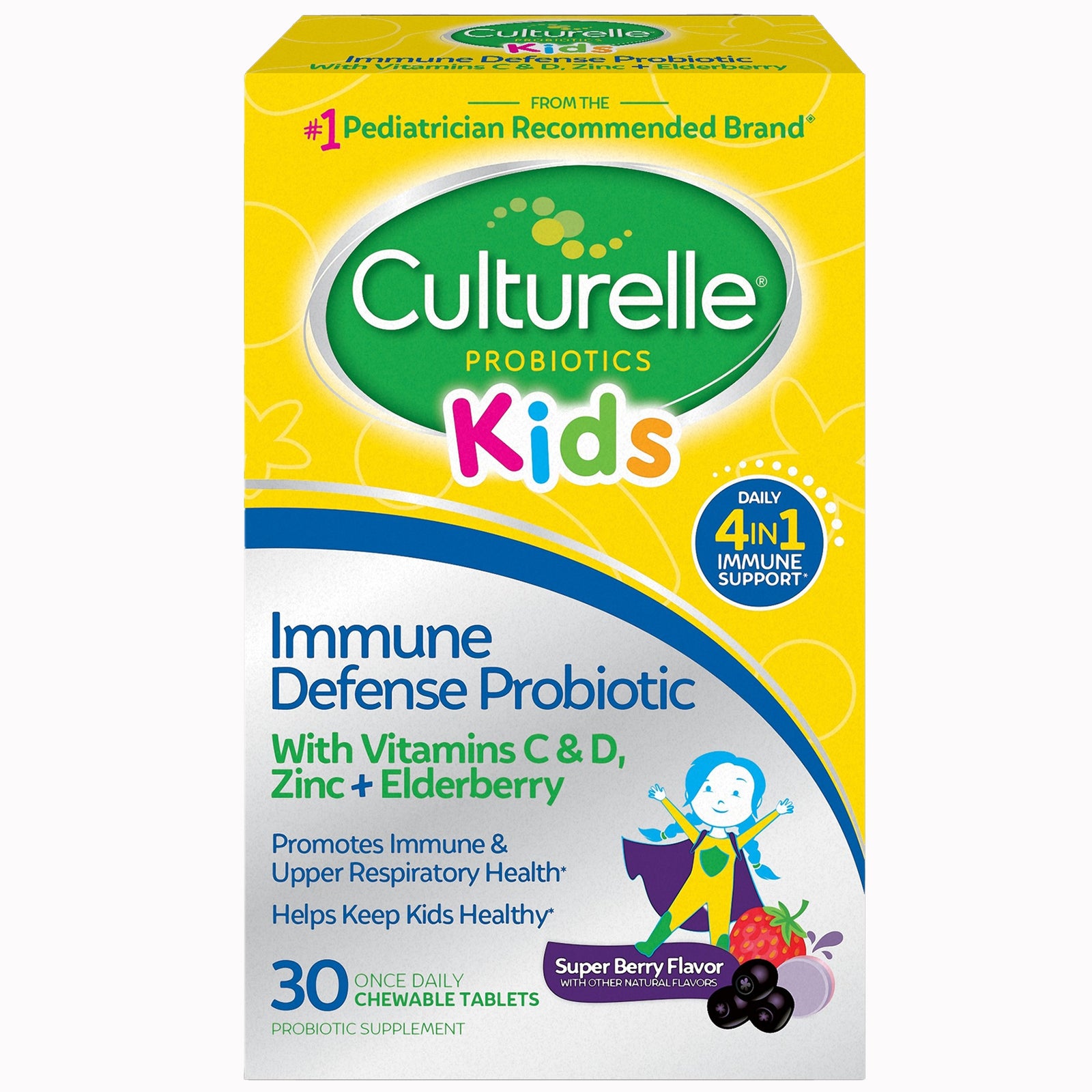 Culturelle Immune Support Probiotic Chewable Tablets