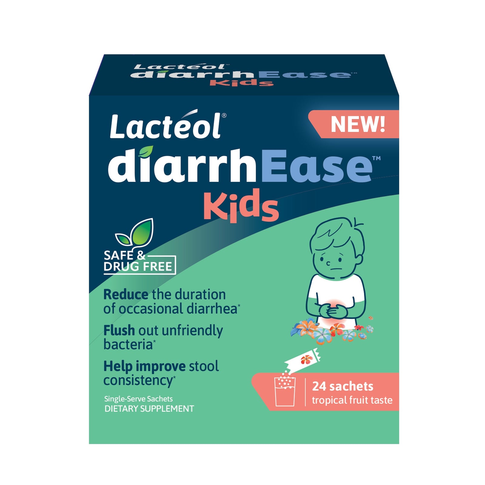 Lacteol Kids Pediatric Dietary Supplement Packets - 24 per Box
