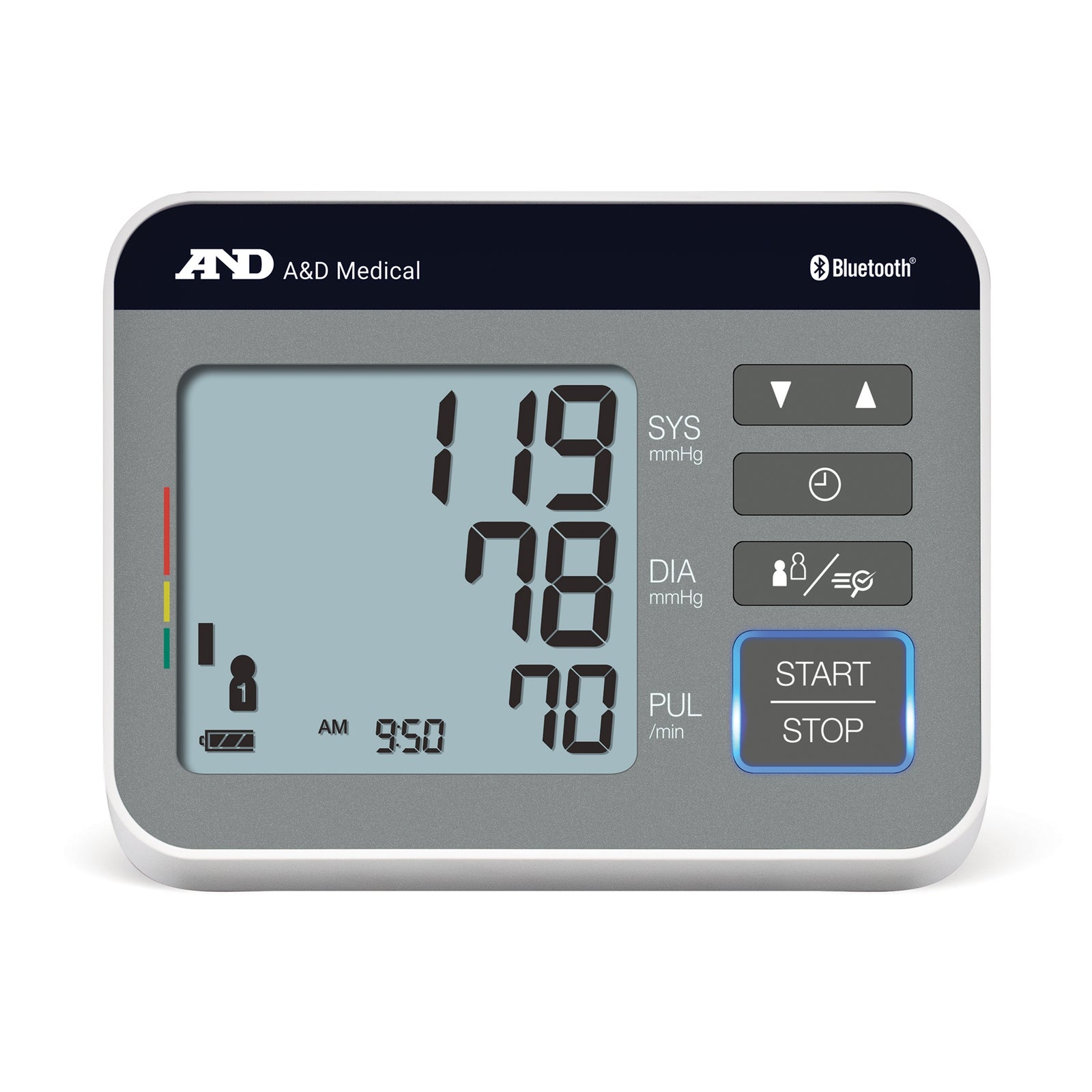 AND Automatic Digital Blood Pressure Monitor with Wide Cuff (22-42 cm)