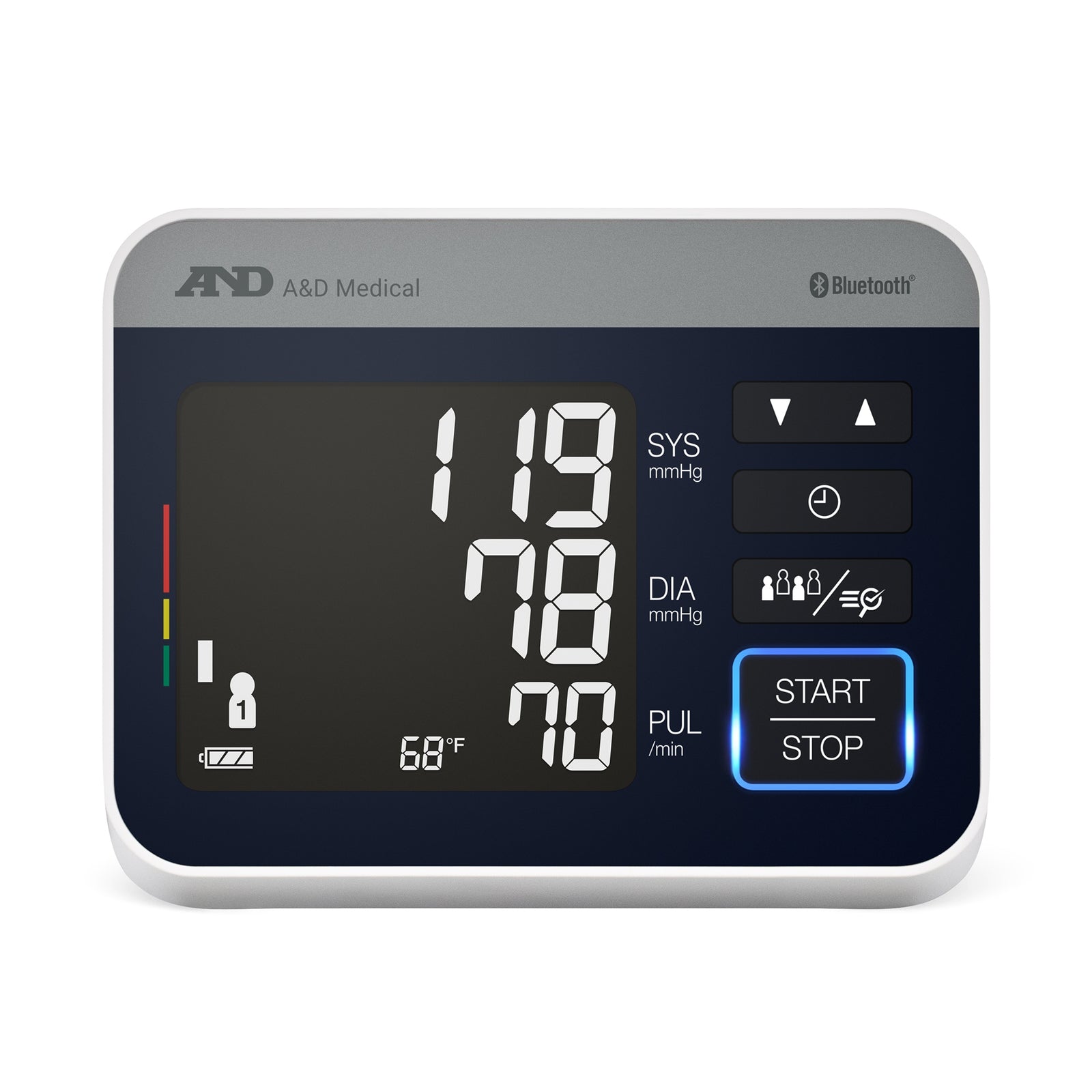 AND Automatic Digital Blood Pressure Monitor with Wide Cuff (22-42 cm)