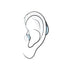 Sennheiser OTC Hearing Aid - All-Day Clear Silver/Black