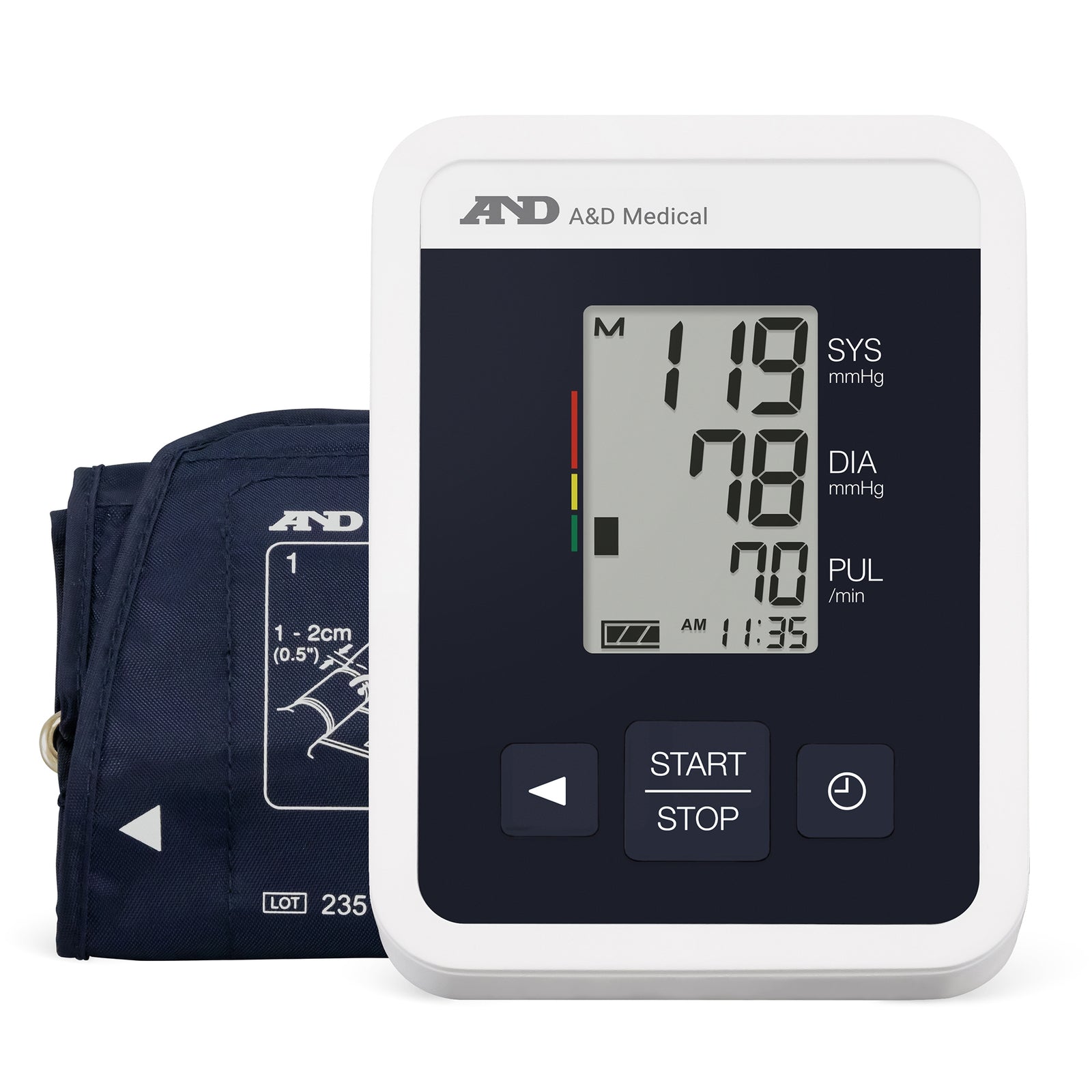 AND Digital Blood Pressure Monitor with Wide Cuff (8.6-16.5")