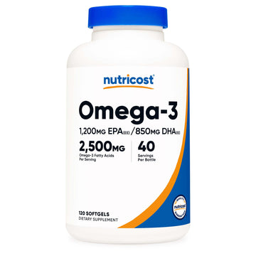 nutricost® Omega-3 2,500 mg Strength Softgel