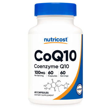 nutricost® COQ10 100 mg Dietary Supplement Capsules