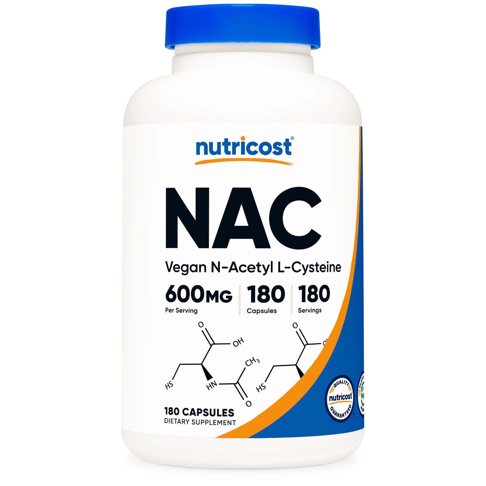Nutricost Acetyl L-Cysteine NAC 600 mg Capsules