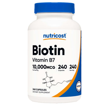 nutricost® Biotin 10 mg Strength Capsules