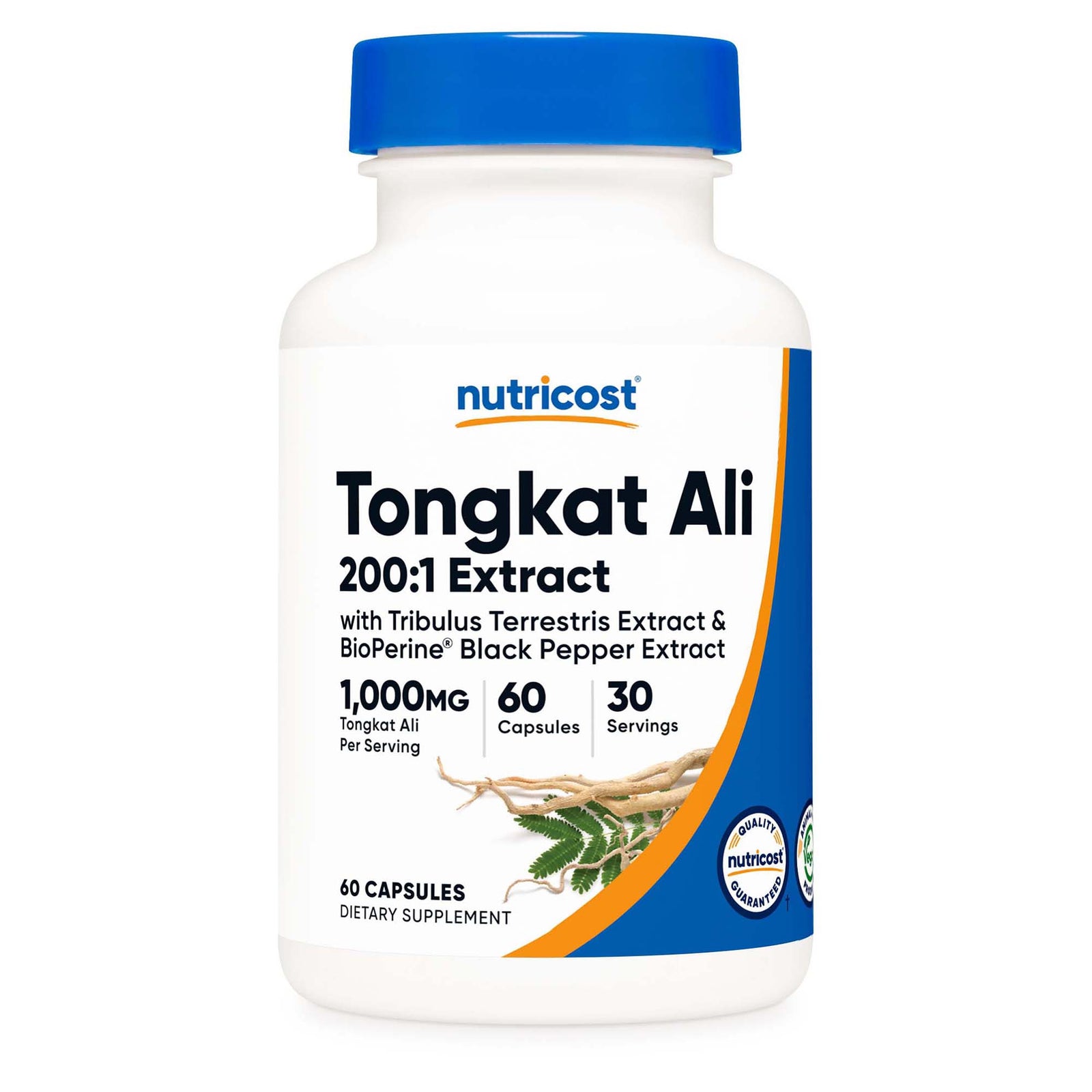 nutricost® Tongkat Ali 1,000 mg Dietary Supplement Capsules