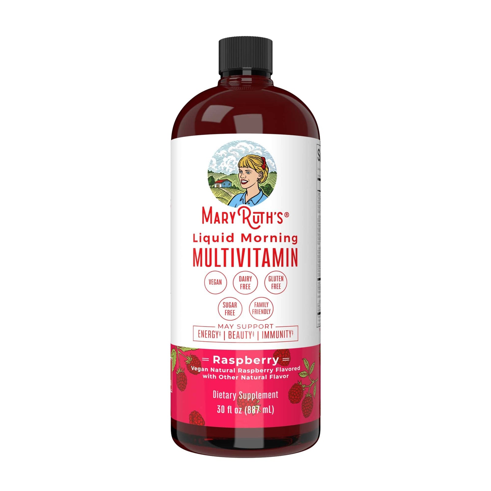 Mary Ruth's Liquid Morning Multivitamin Raspberry Flavor