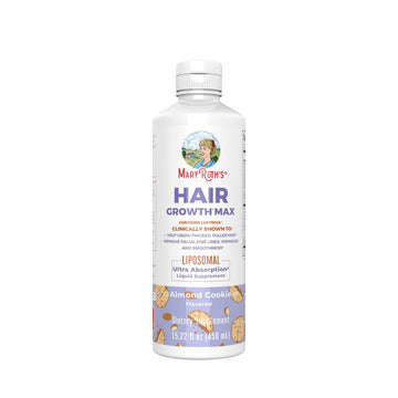 Mary Ruth's Hair Growth Max Liposomal Vitamin E B6 Biotin Liquid Supplement