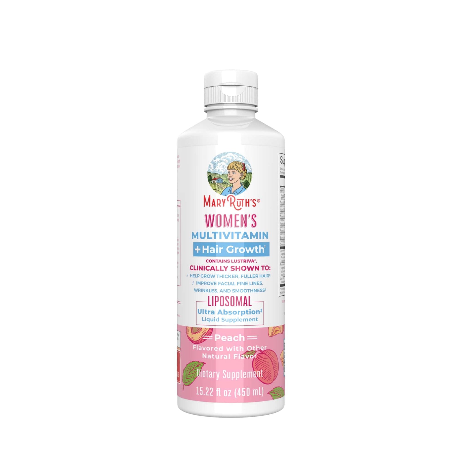 Mary Ruth's Women's Multivitamin + Hair Growth Liposomal Liquid 15.22 oz