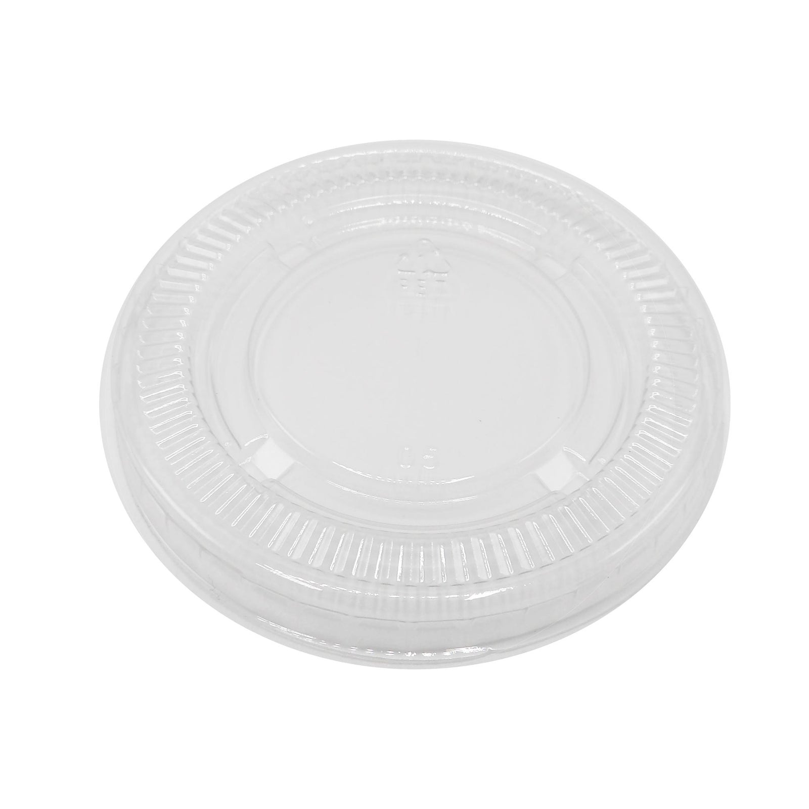 Portion Cup Lids - Clear Disposable (Fits 3 to 5.5 oz Cups)