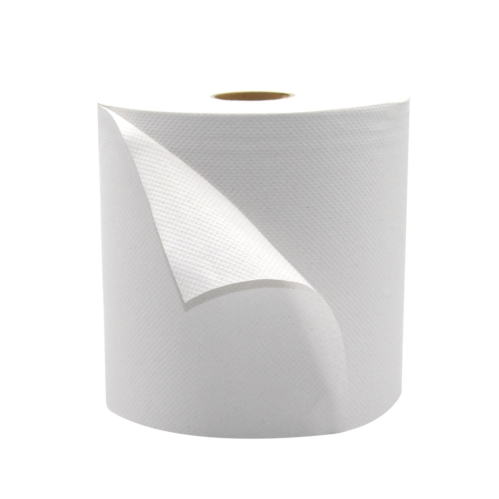 MEDD MAX LLC Hardwound White Paper Towel Rolls, 7.75" x 800 ft (Case of 6)
