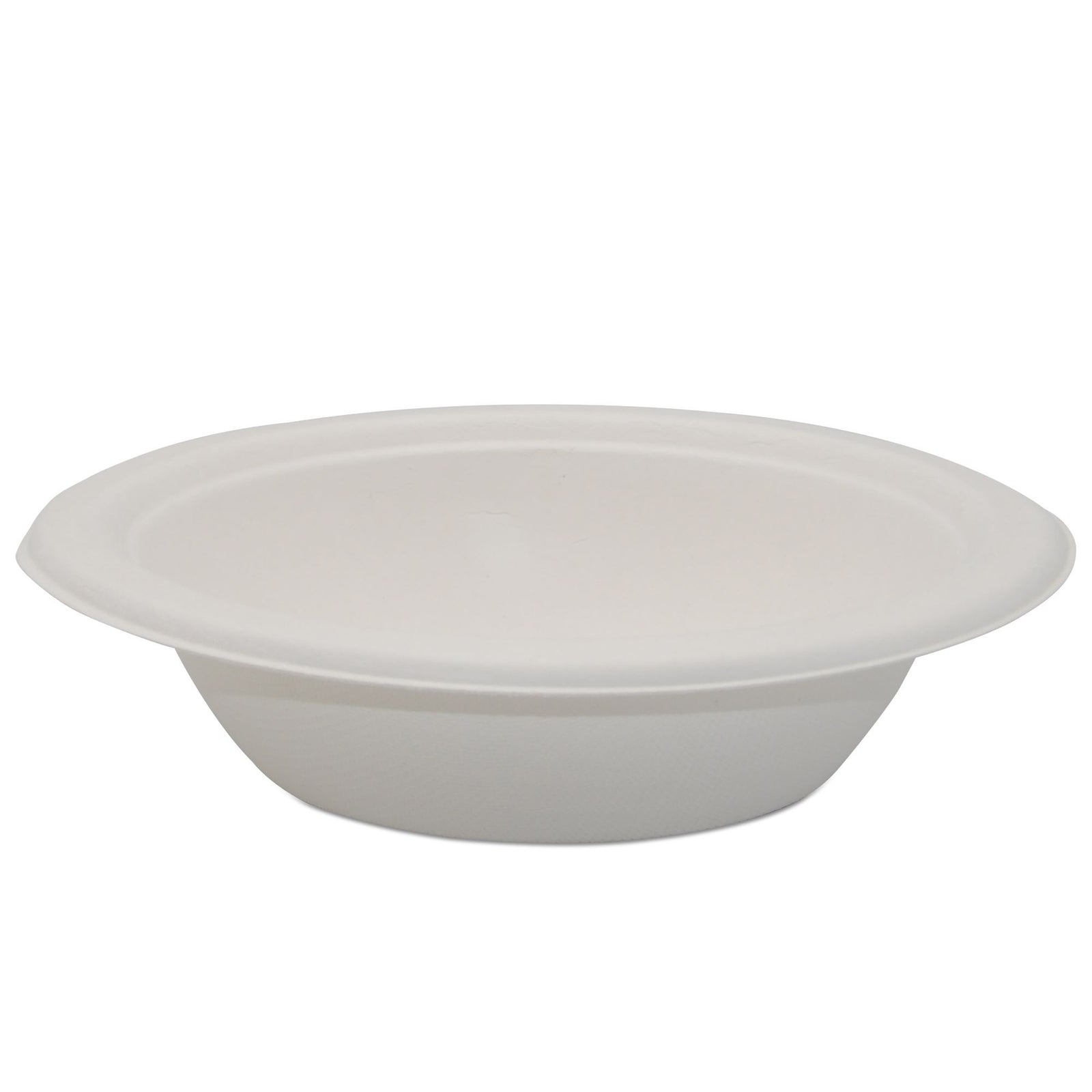 MEDD MAX LLC Fiber Bagasse Sugarcane Bowl, 12 oz, White