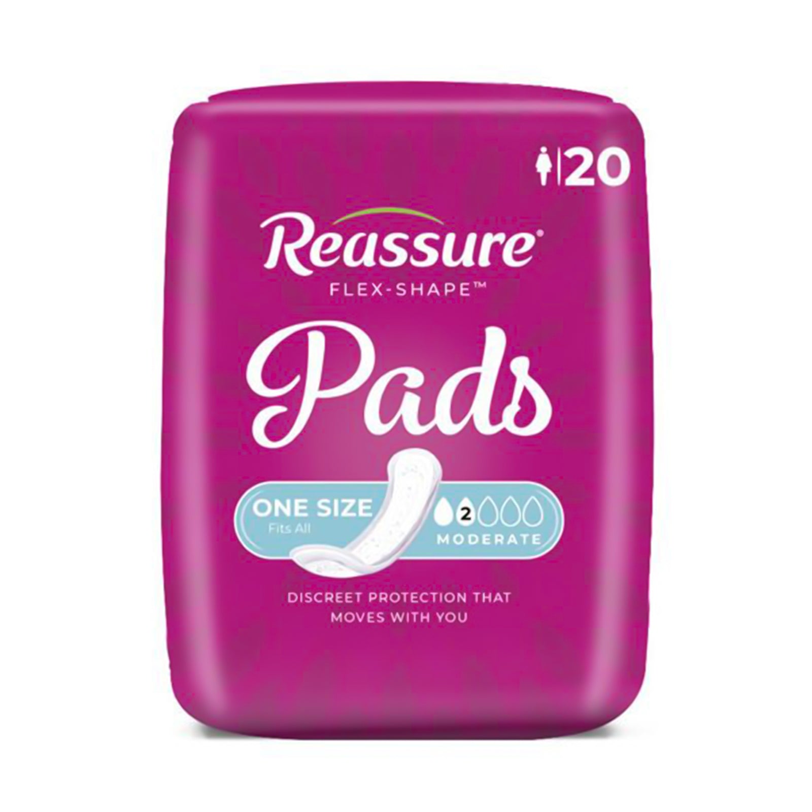 Attends Reassure Moderate Flex Shape Pad