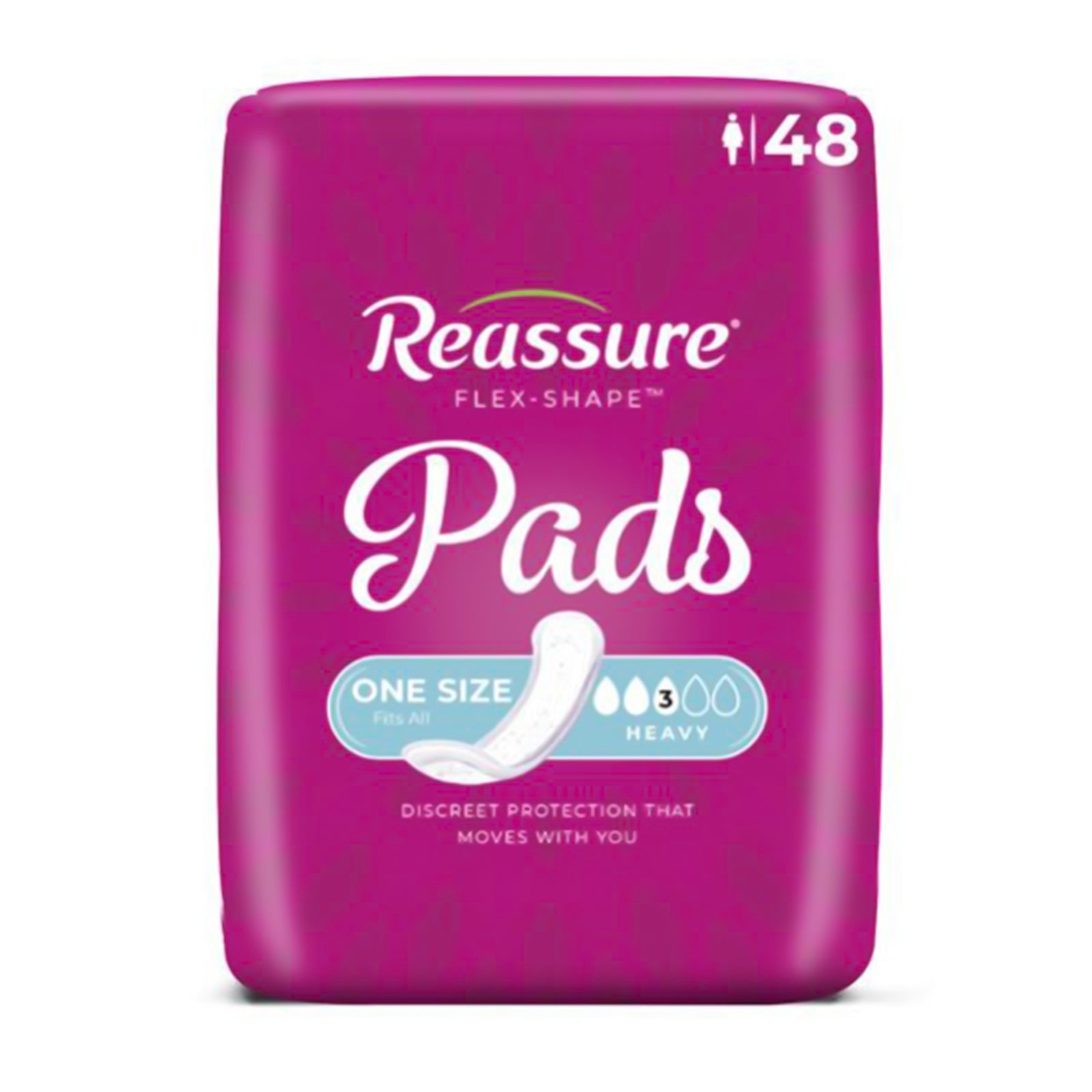 Attends Reassure Heavy Flex Shape Incontinence Pads