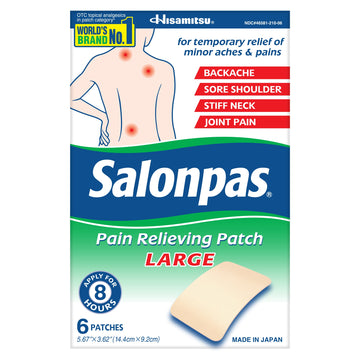 Salonpas® Pain Relief Patches with Camphor, Menthol & Methyl Salicylate
