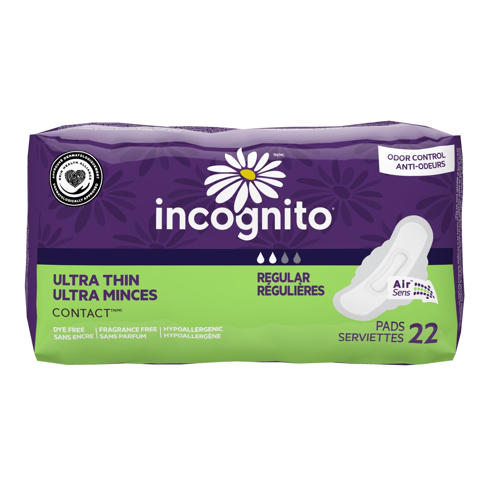 Incognito Ultra Thin Feminine Pads