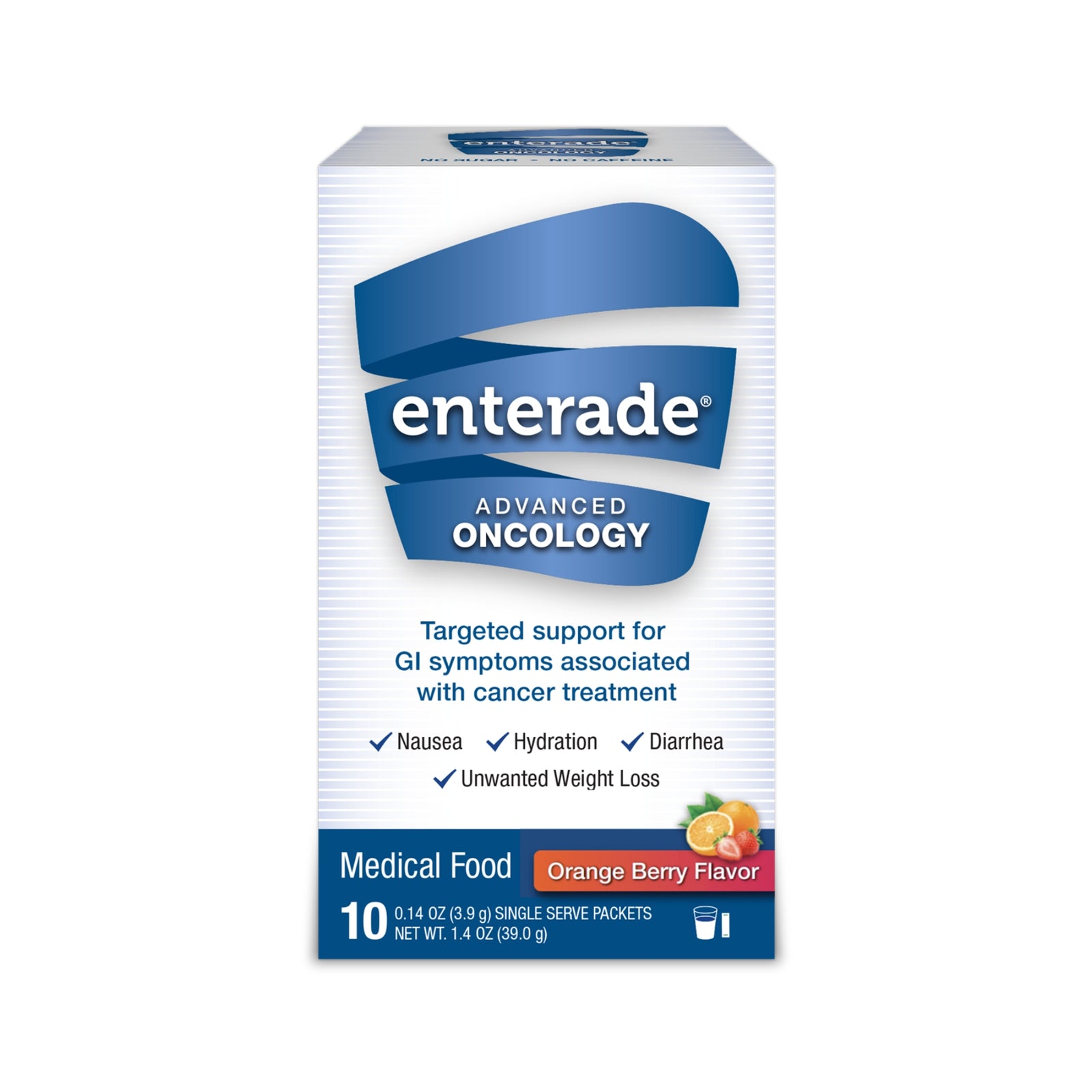 enterade Advanced Oncology Orange Berry Flavor Powder Supplement