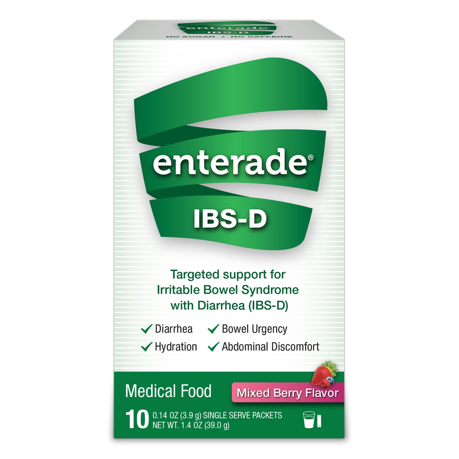 enterade IBS-D Mixed Berry Flavor Oral Supplement Powder