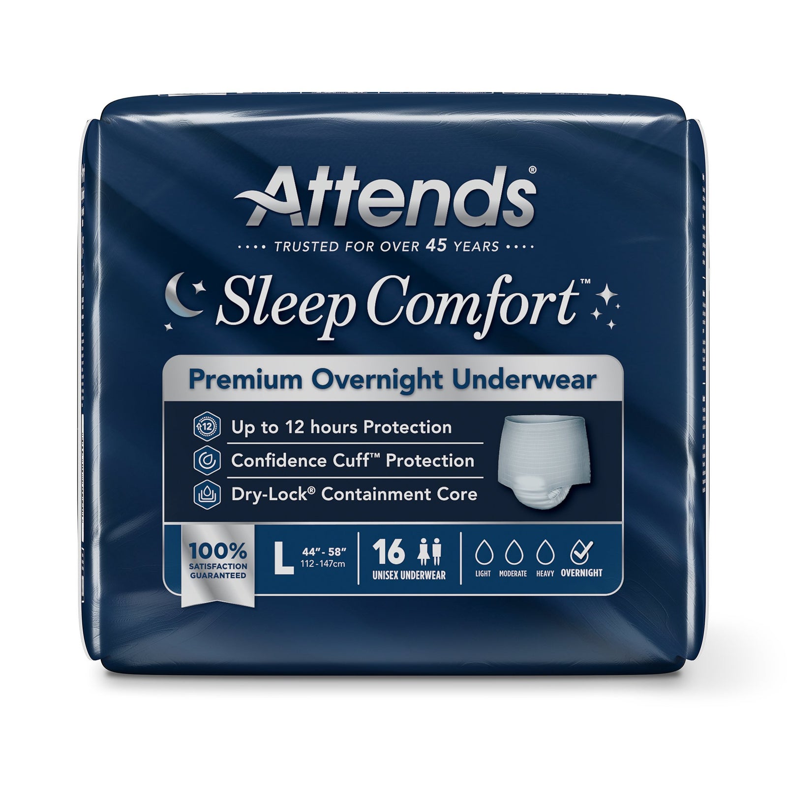 Attends Sleep Comfort Premium Overnight Pull On Absorbent Underwear