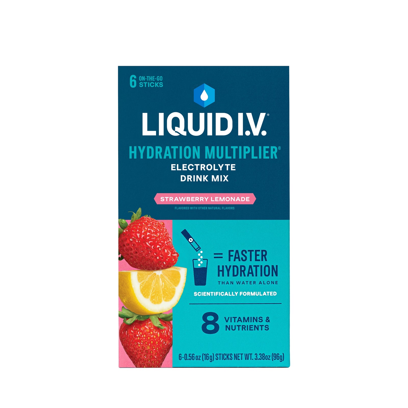 Liquid I.V. Hydration Multiplier, Strawberry Lemonade