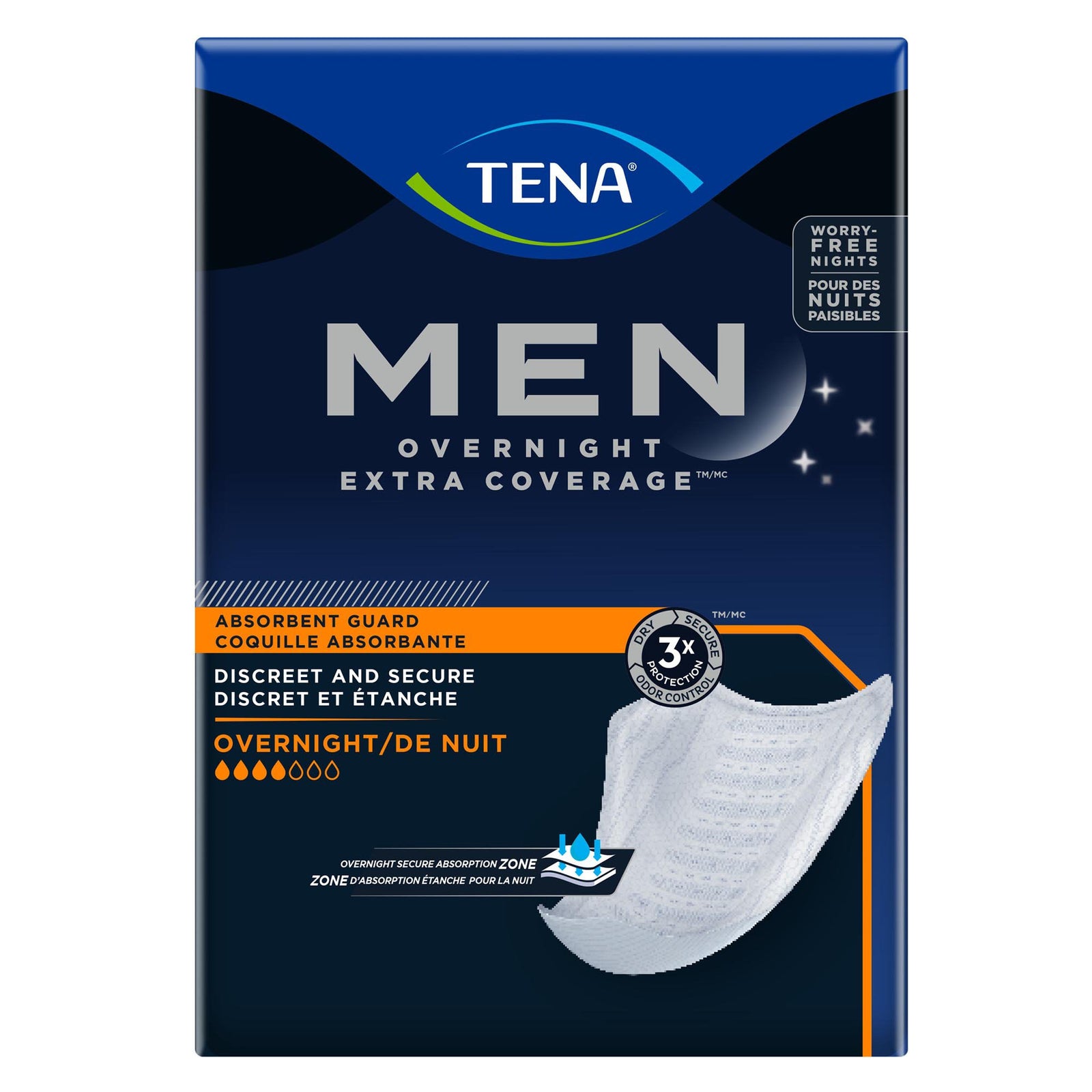 TENA Men Overnight Guard