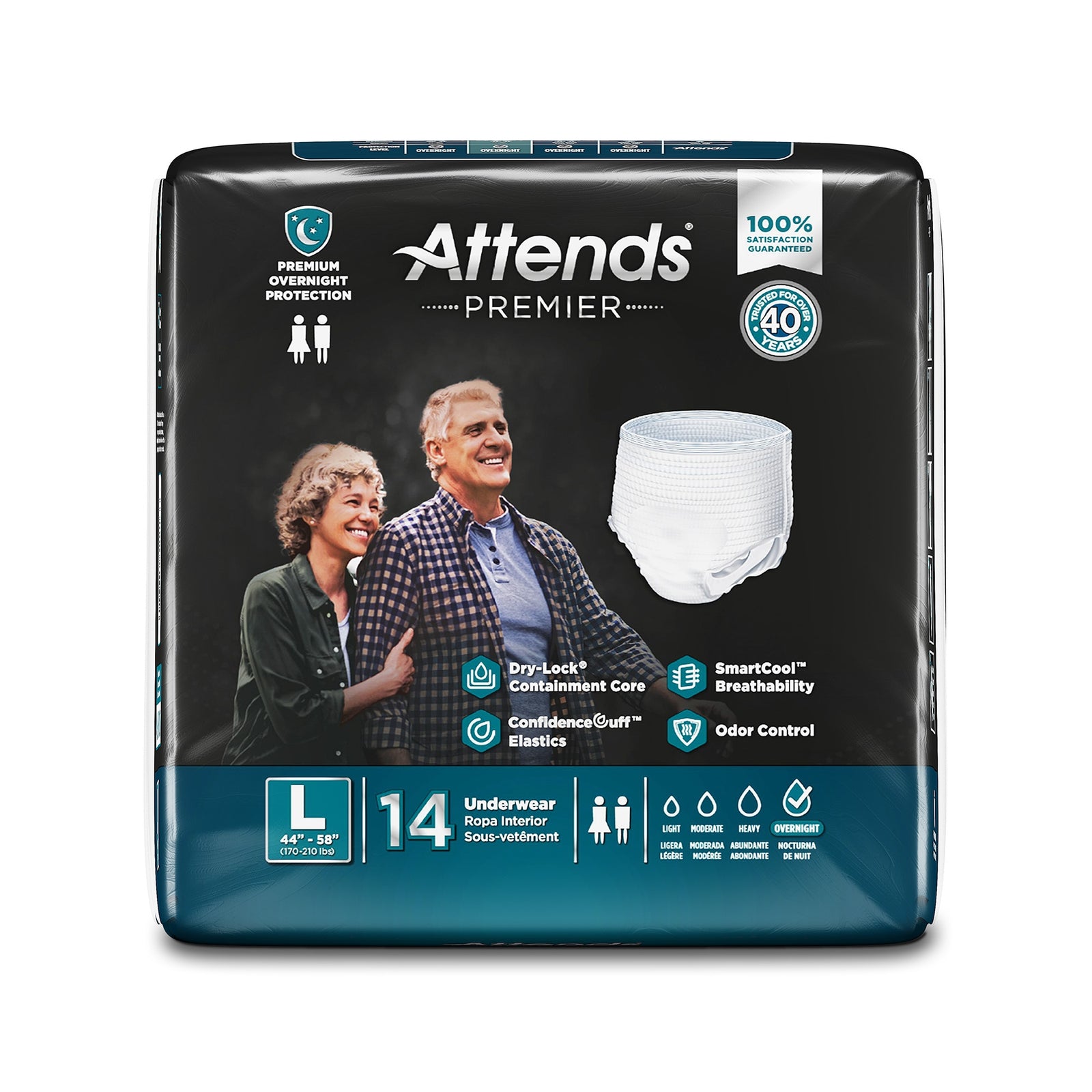 Attends Premier Underwear, Large