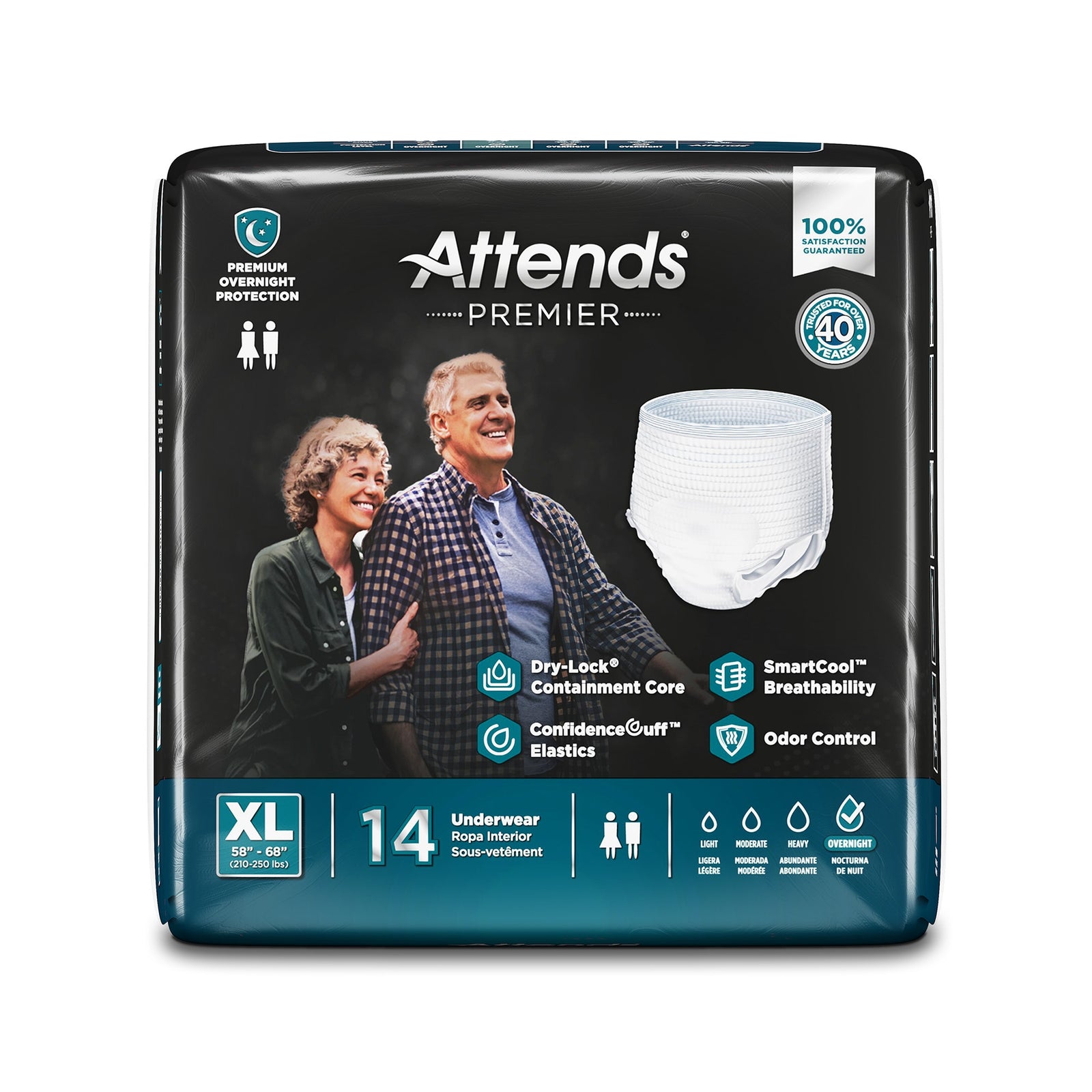 Attends Premier Underwear, X-Large