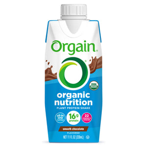 Orgain Organic Nutrition Vegan Shake, Smooth Chocolate, 330 mL image