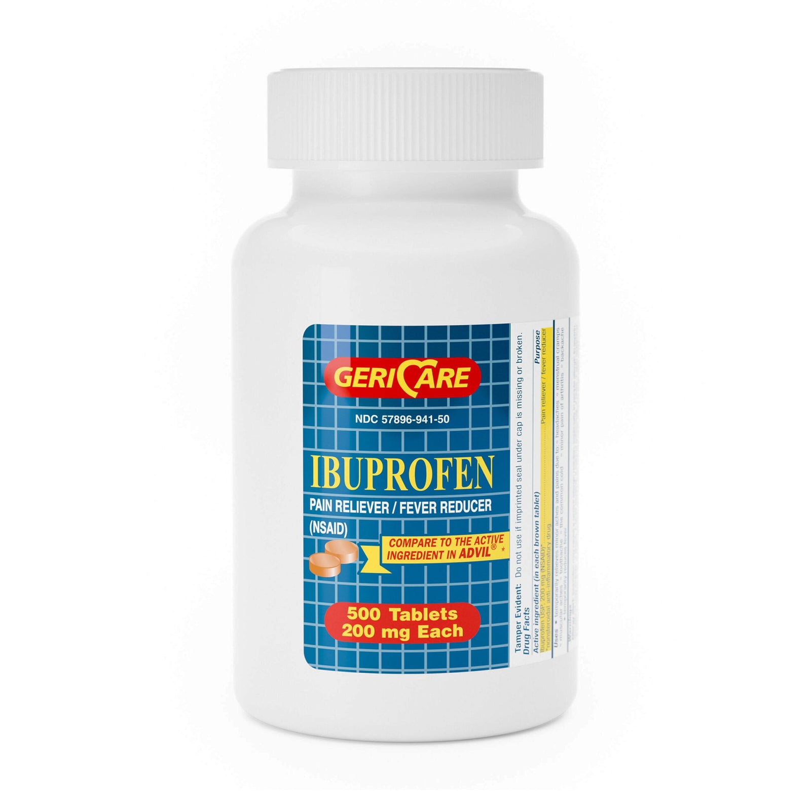 GERI-CARE PHARMA Ibuprofen 200 mg Tablets