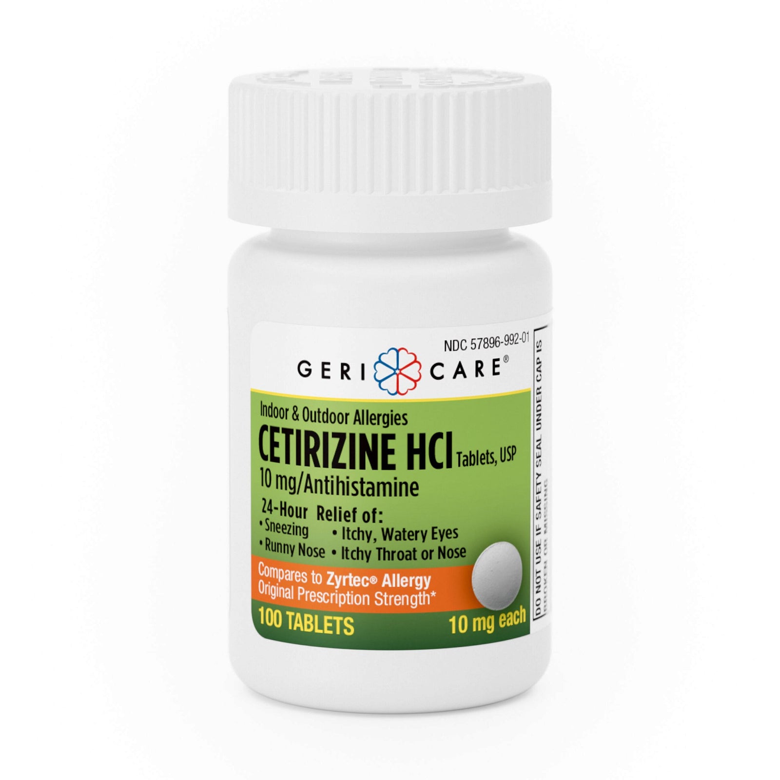 Geri-Care Cetirizine HCl 10 mg Tablets