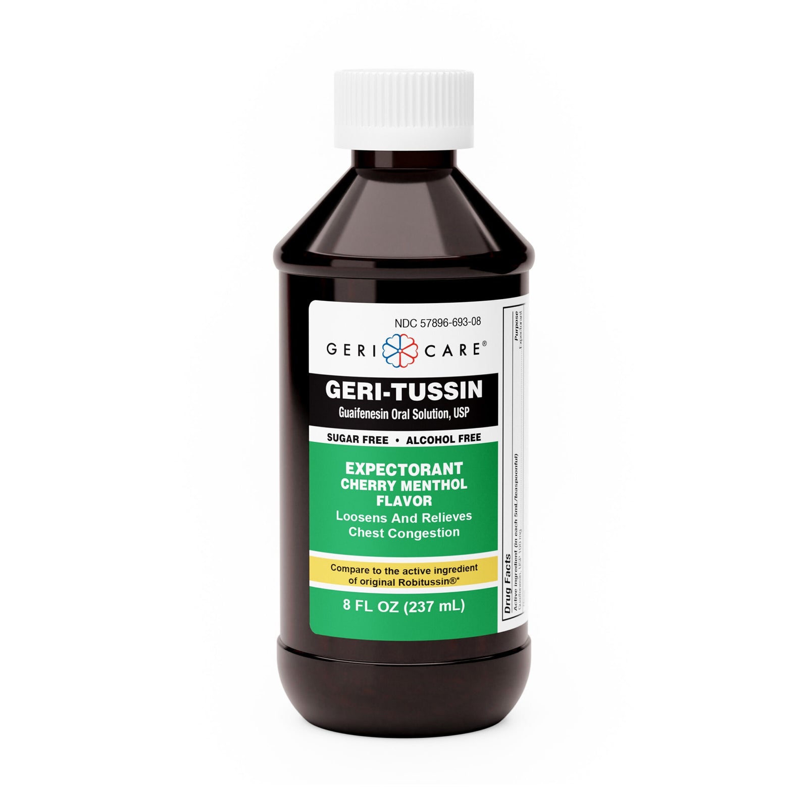 Geri-Tussin Guaifenesin Expectorant Liquid, 100 mg/5 mL, 8 oz