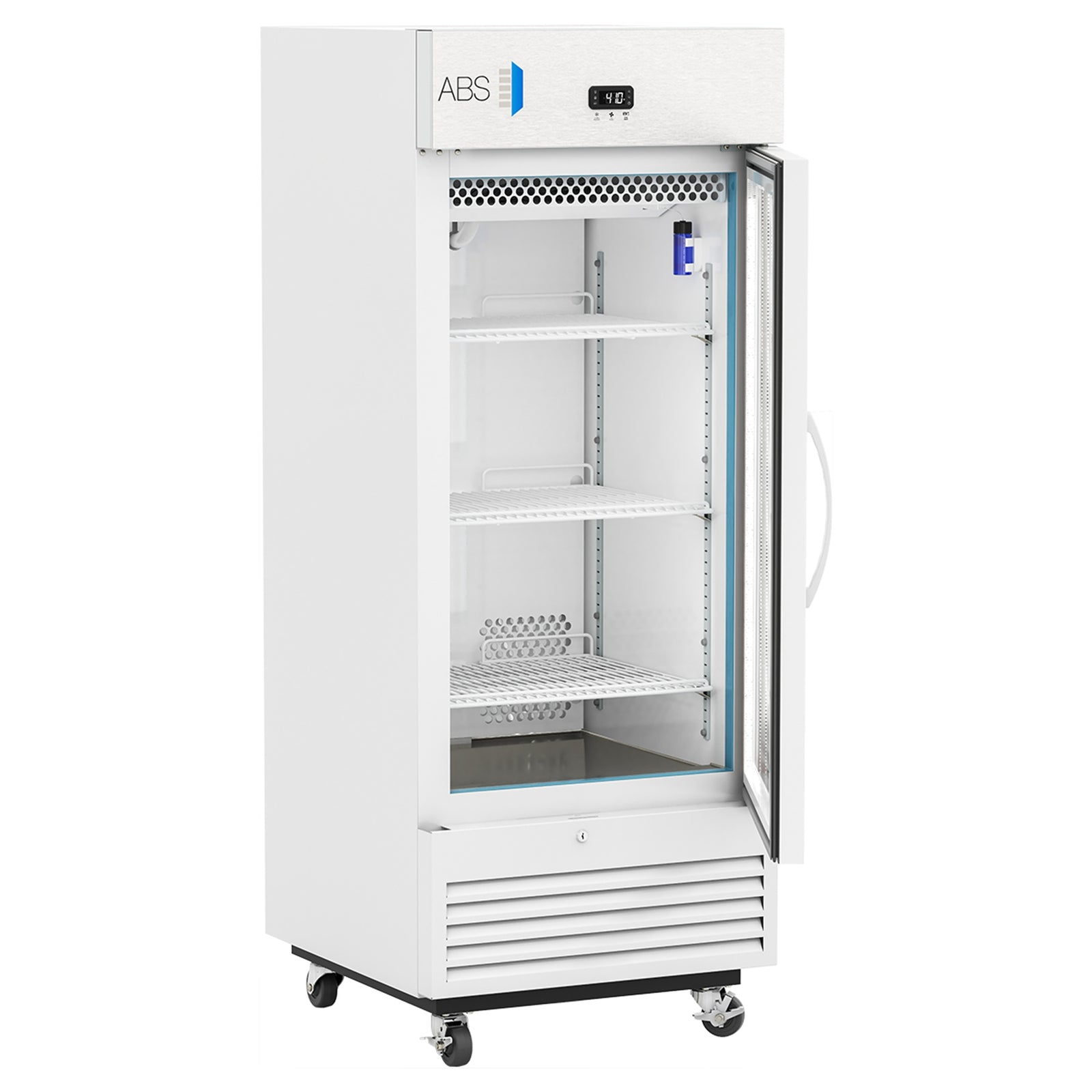 HORIZON SCIENTIF Pharmacy Refrigerator, Glass Door, 12 cu ft
