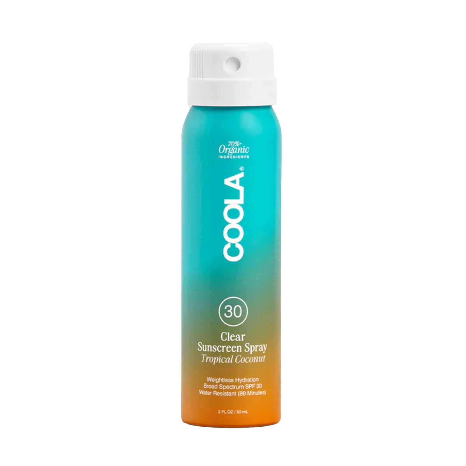 COOLA Body Classic Spray SPF 30 – Tropical Coconut, 2 oz