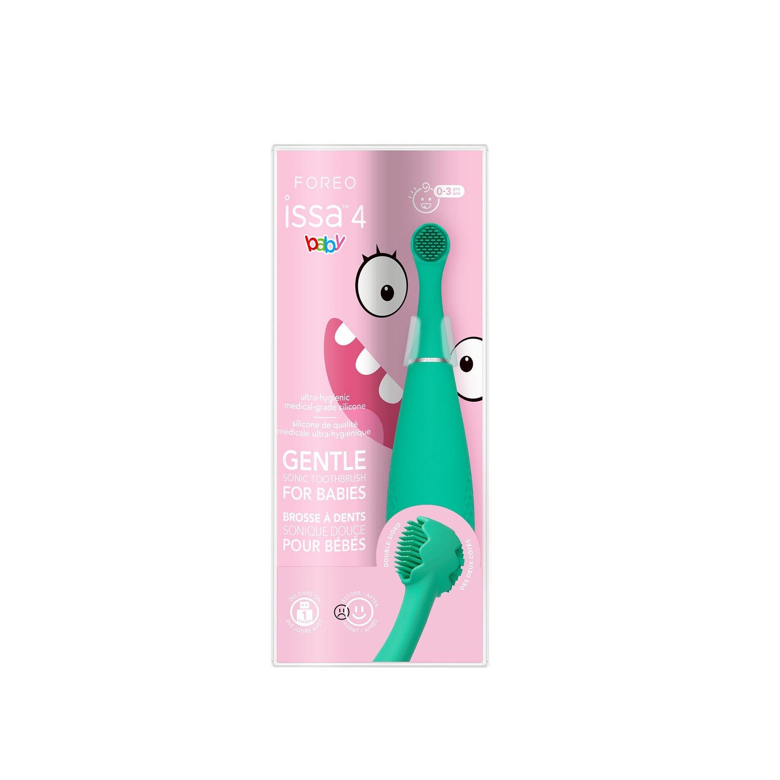 FOREO ISSA 4 Baby Sonic Toothbrush - Kiwi Green