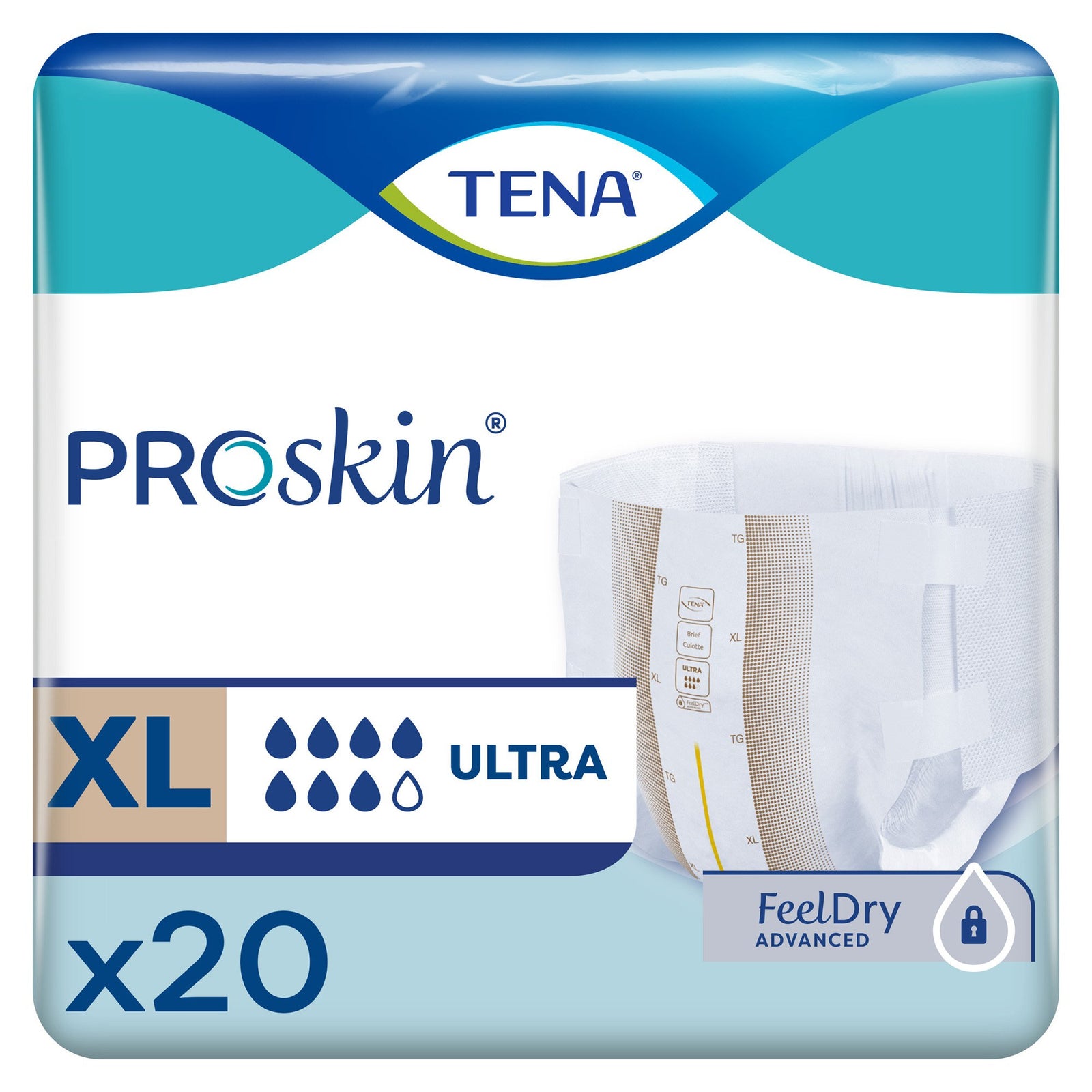 Tena ProSkin Ultra Brief, X-Large
