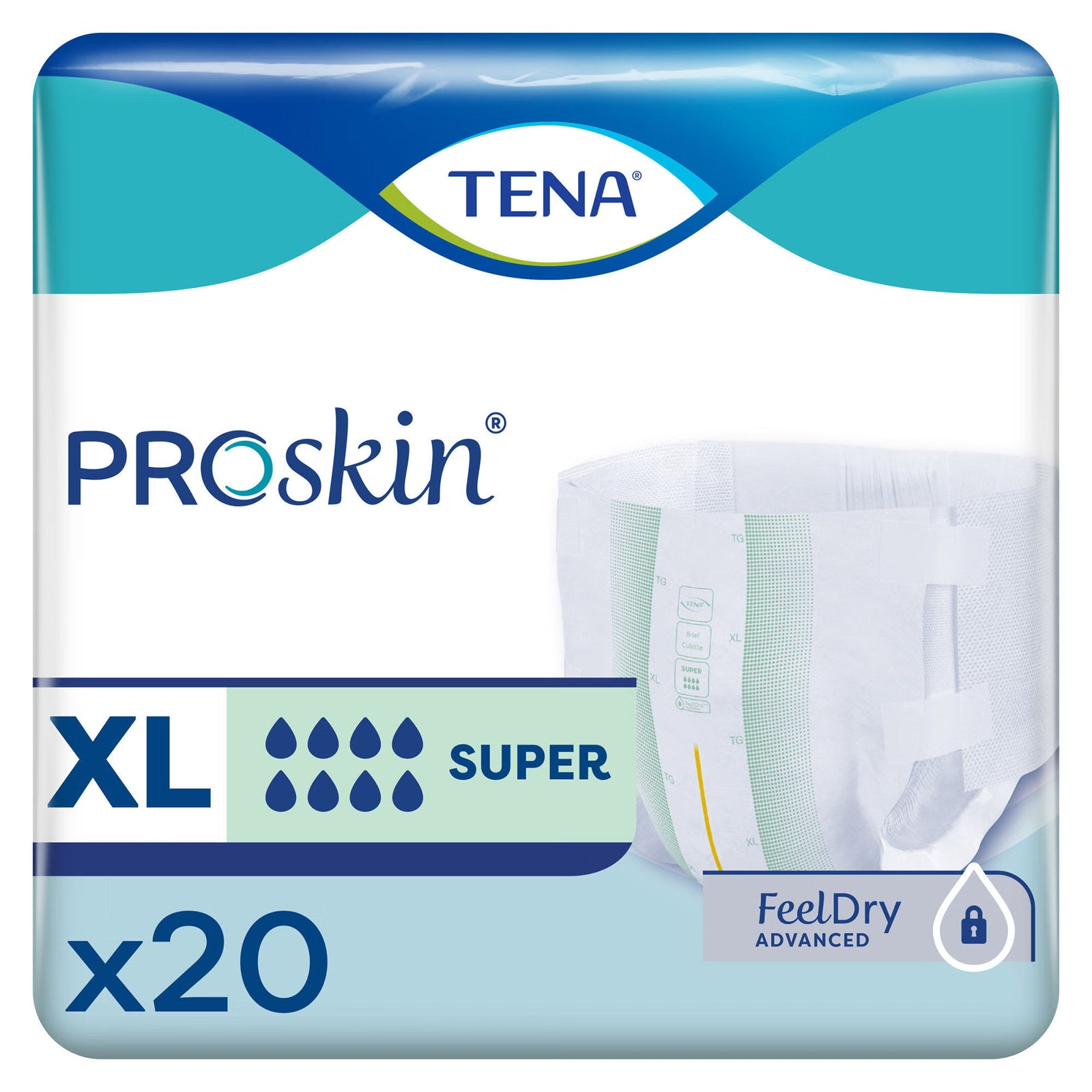 TENA ProSkin Super Brief, X-Large