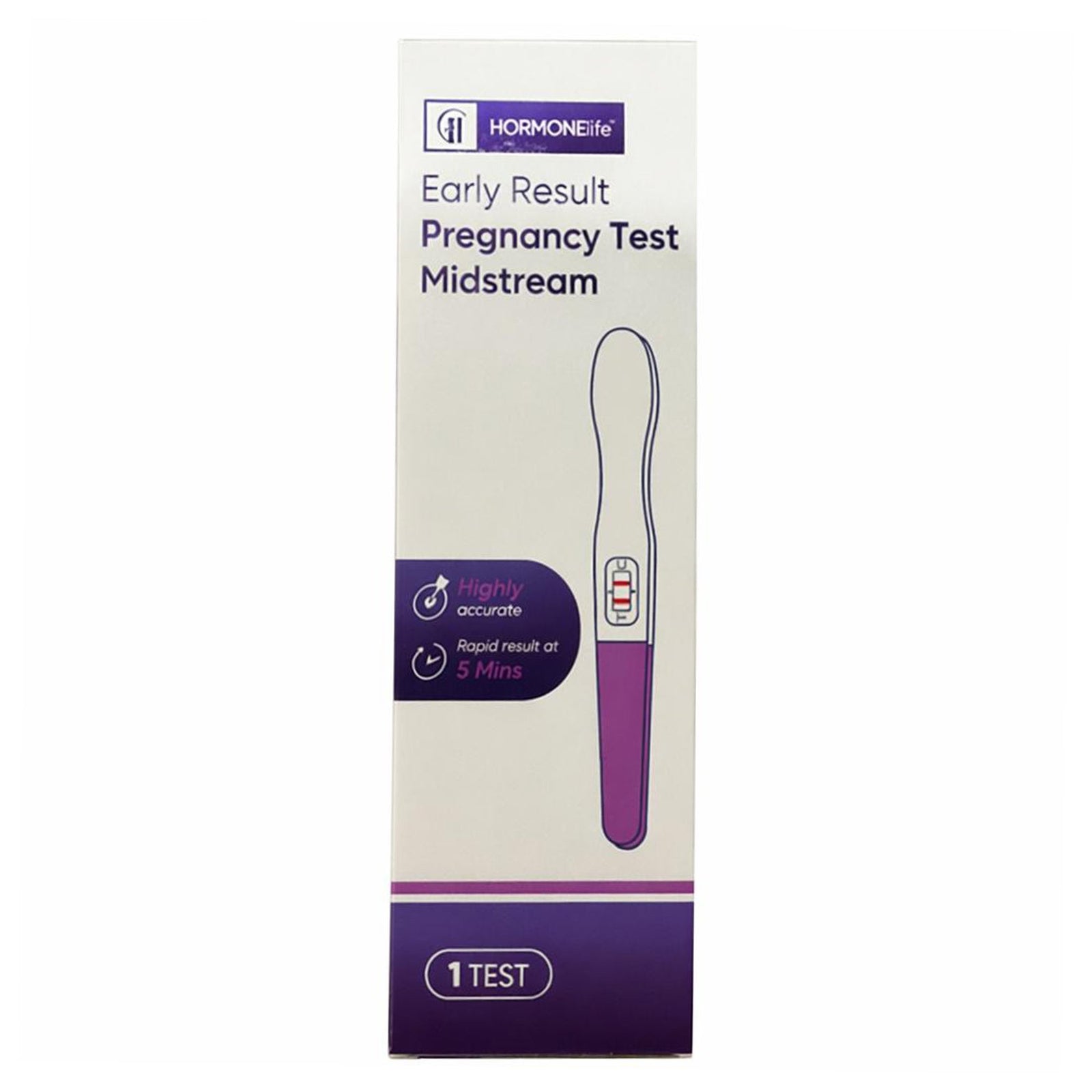 HormoneLife Midstream Pregnancy Test, 10 mIU/mL